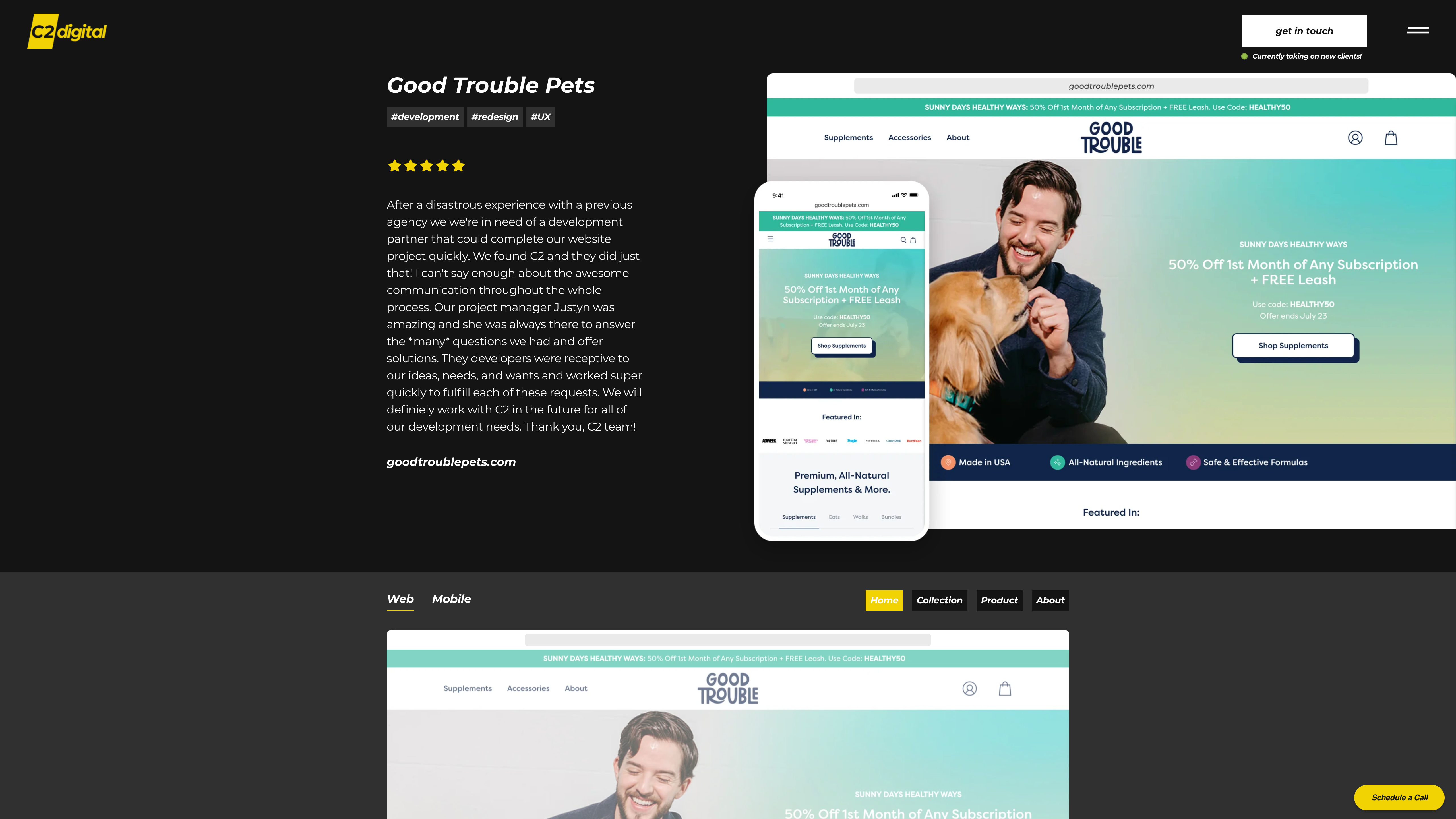 Development, Functionality, UX, Apps screenshot