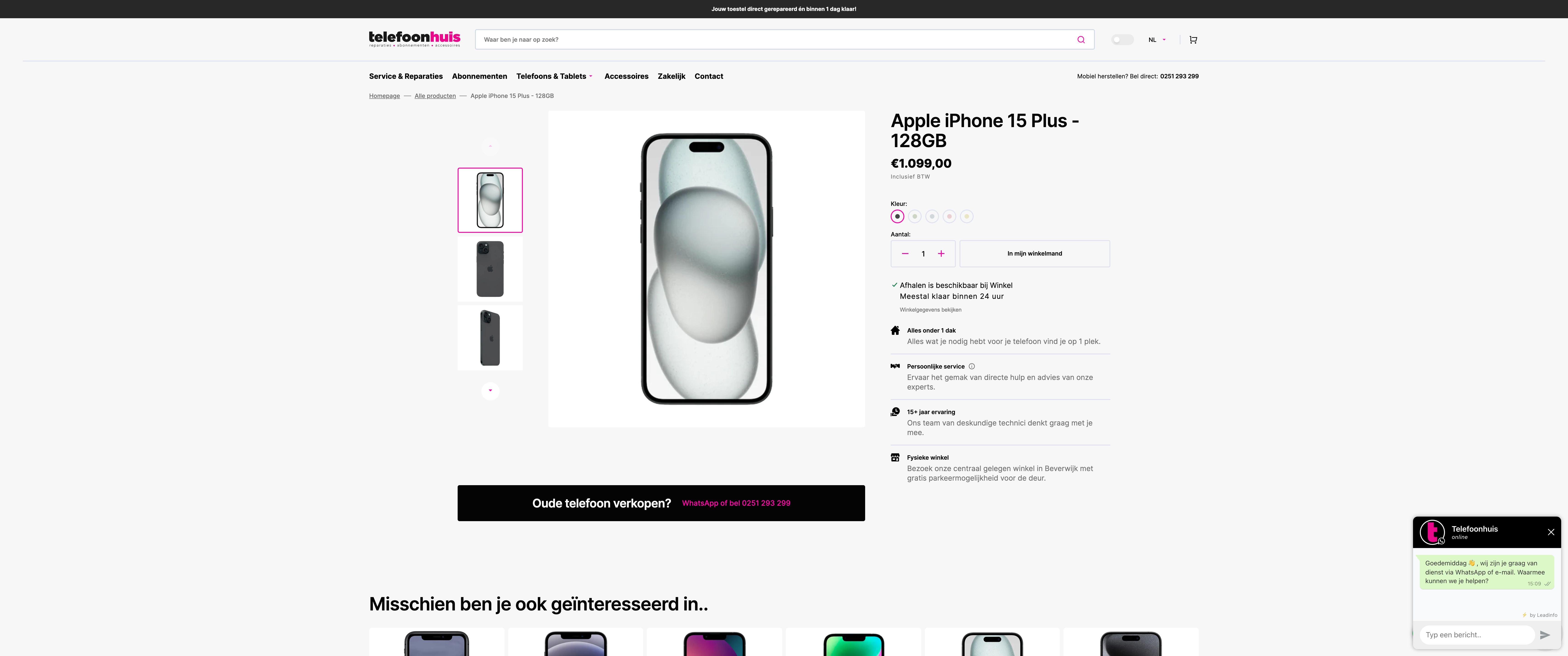 Telefoonhuis screenshot 6