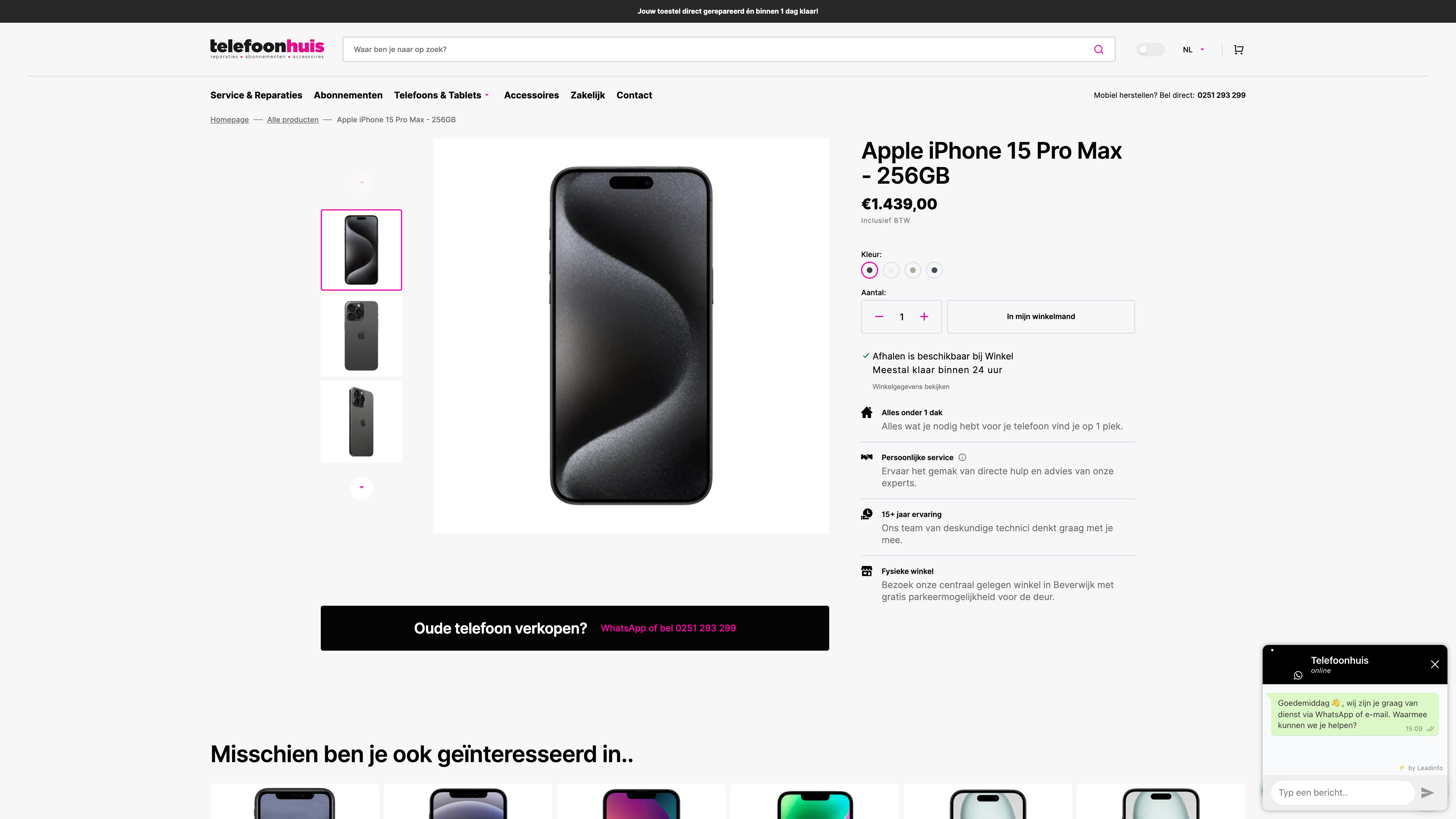 Telefoonhuis screenshot 7