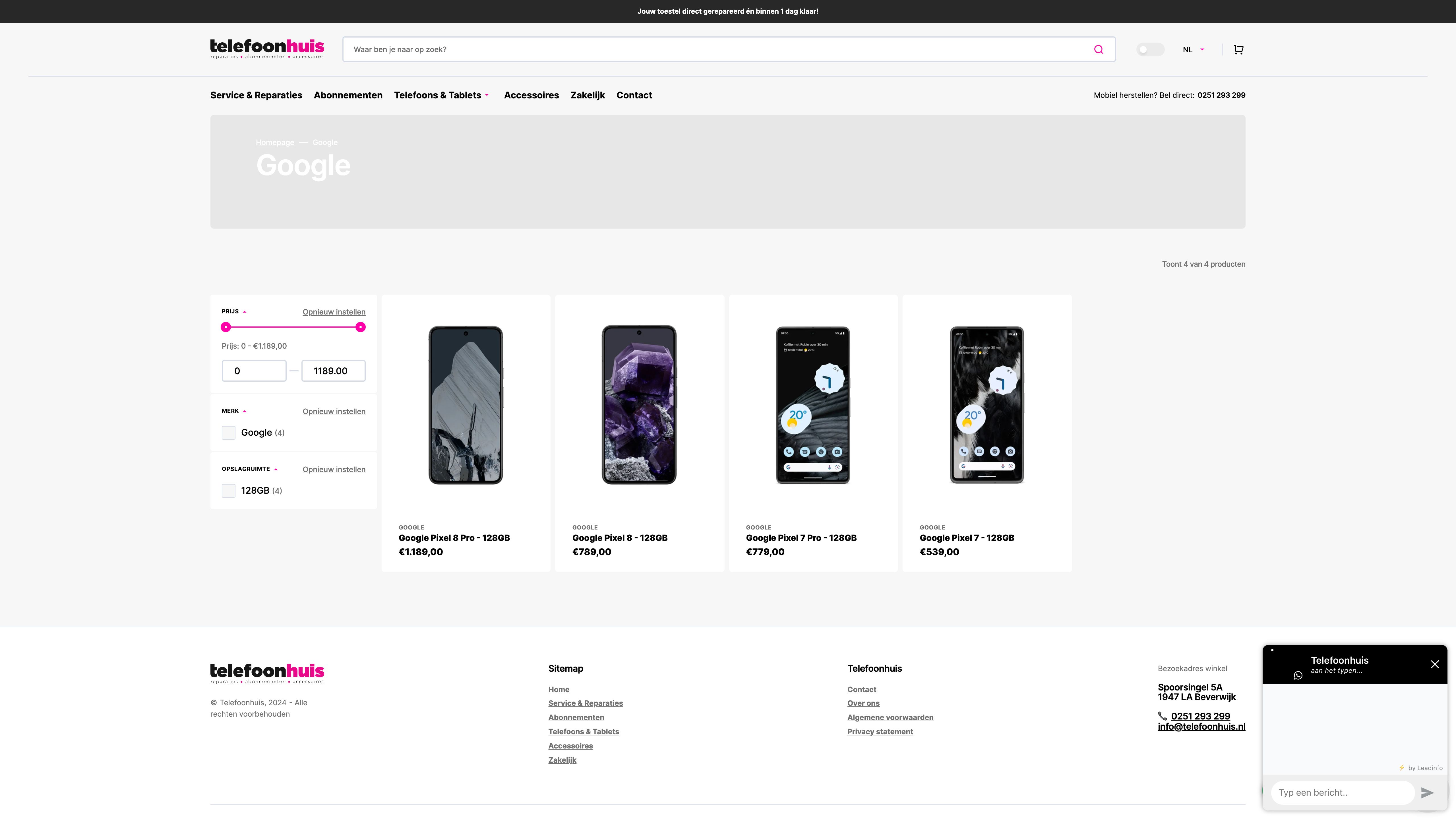 Telefoonhuis screenshot 4