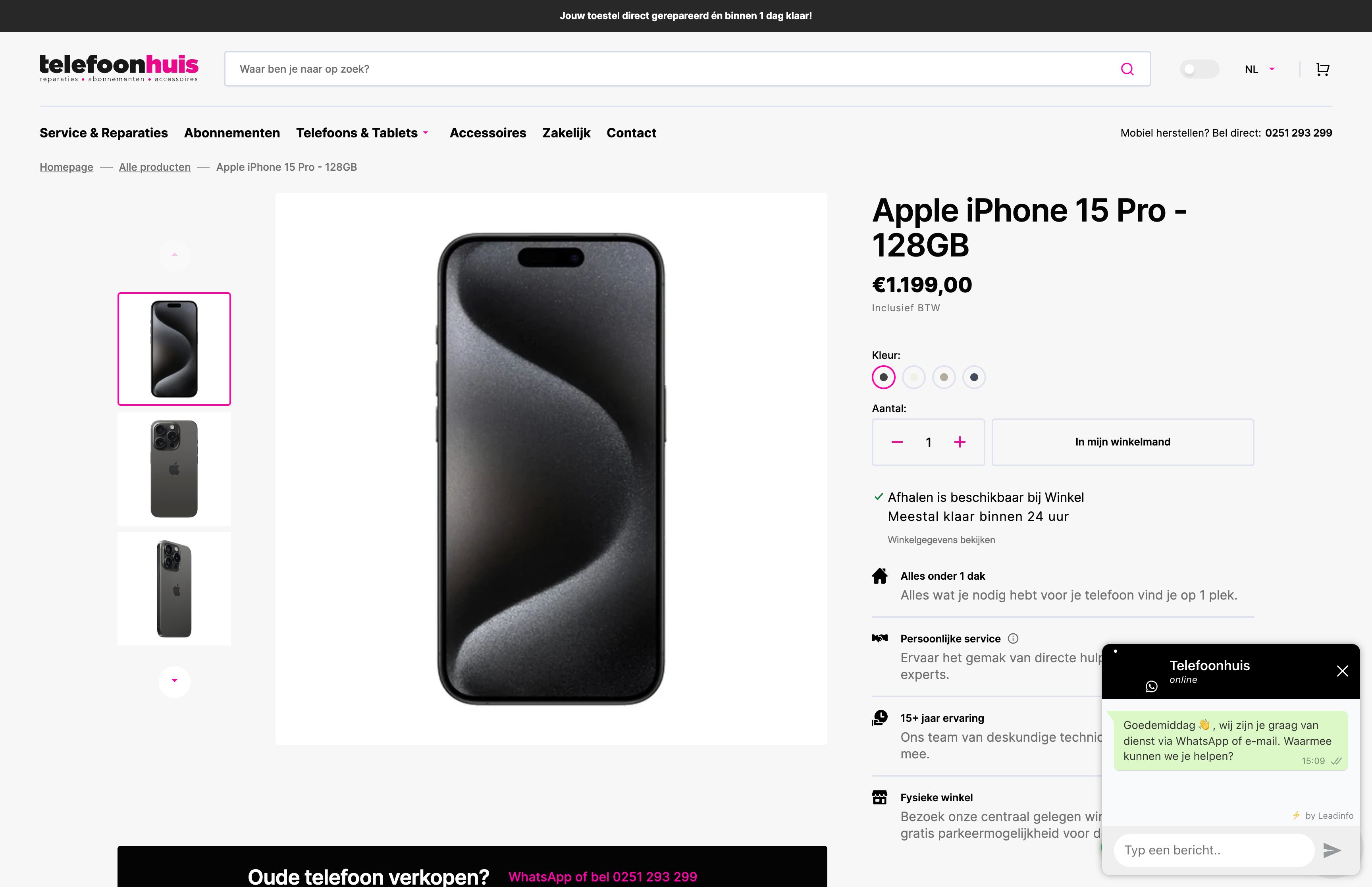 Telefoonhuis screenshot 5