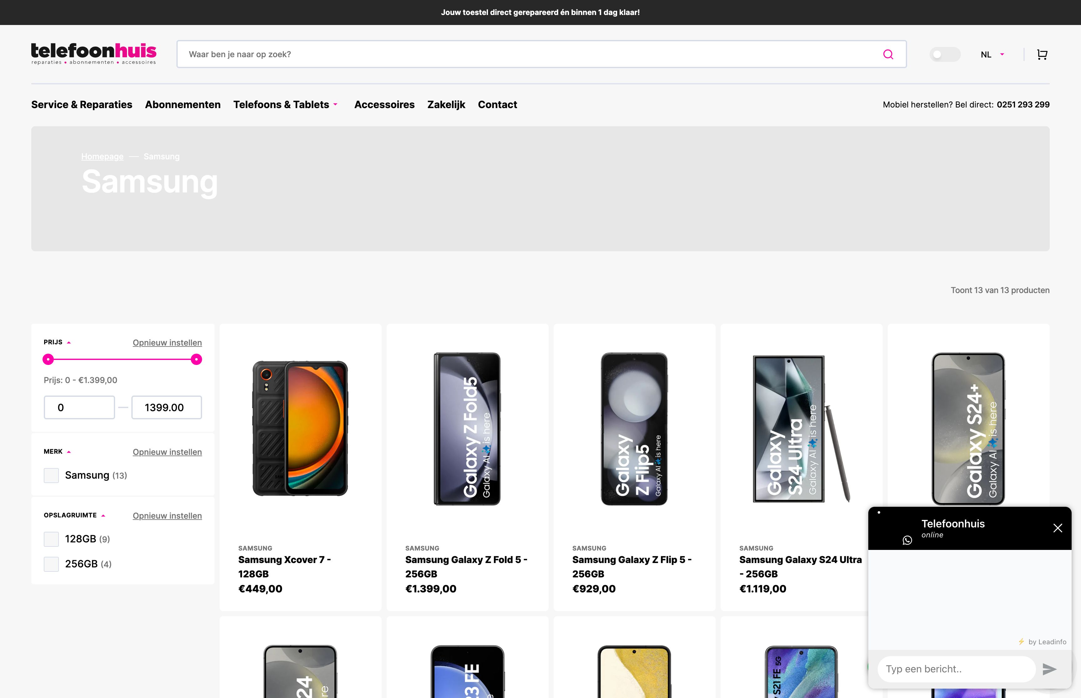Telefoonhuis screenshot 3