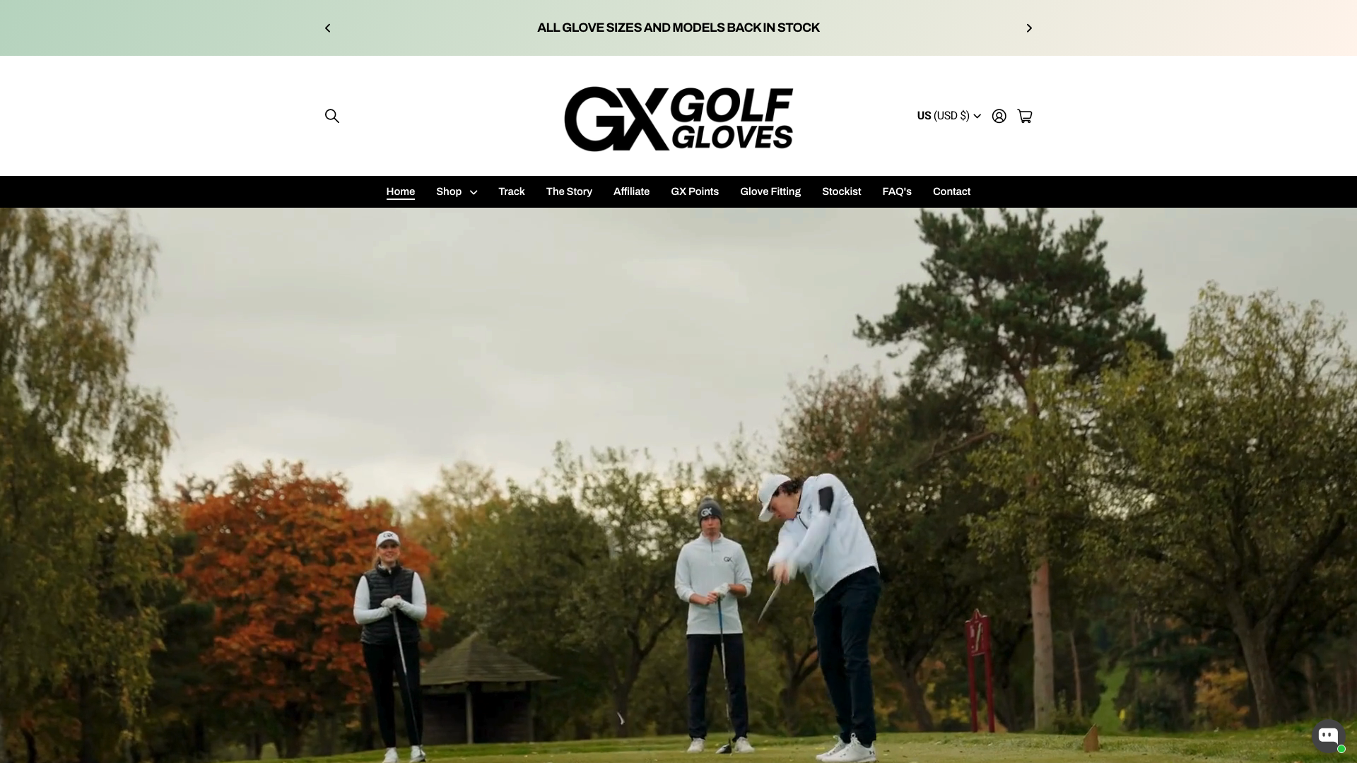 GX Golf Gloves – Wix to Shopify Migration & Store Optimisation