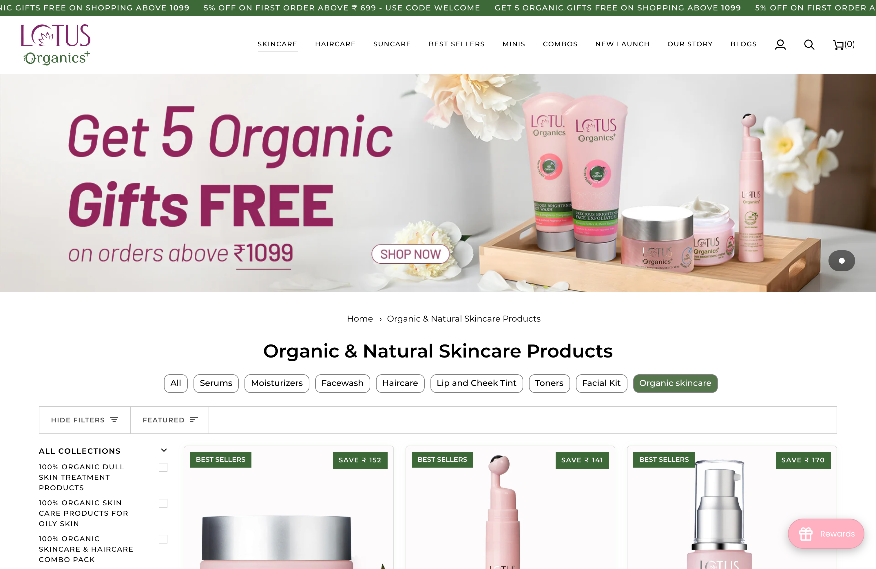 Lotusorganics.com-India's leading Organic Personal Care brand screenshot 3