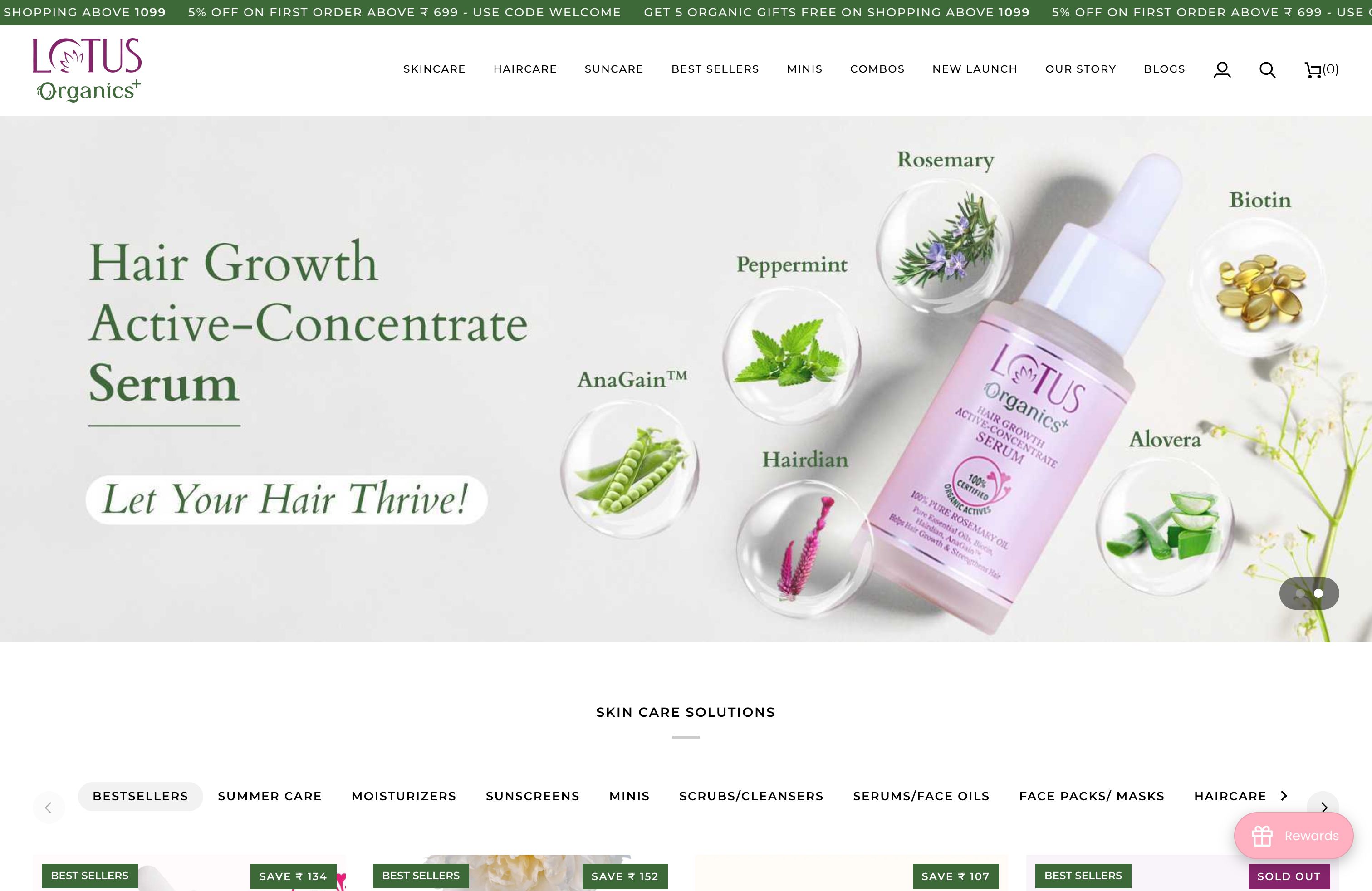 Lotusorganics.com-India's leading Organic Personal Care brand screenshot 5