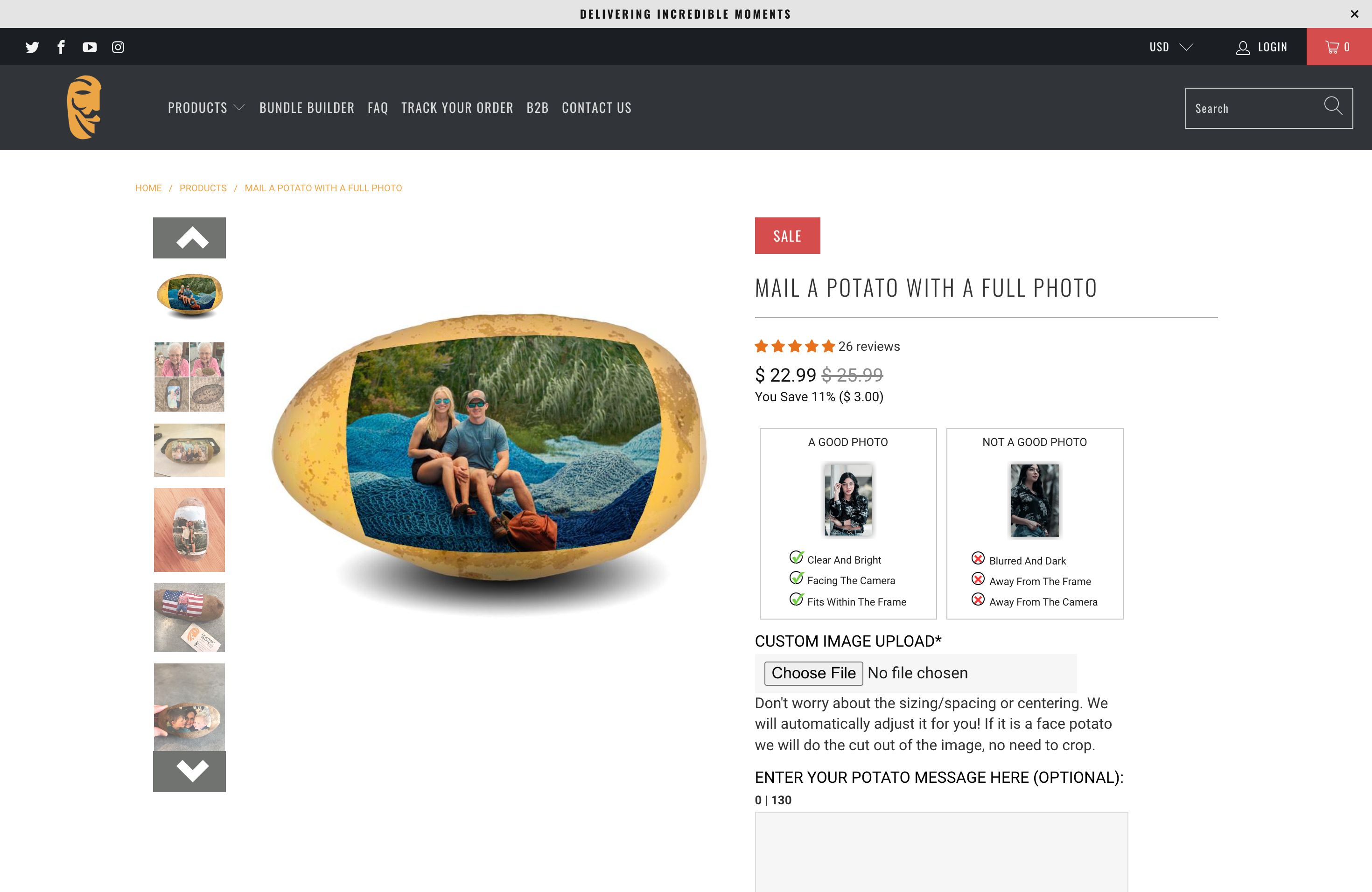 Custom Bundle Creation for AnonymousPotato: Real-Time Box Builder