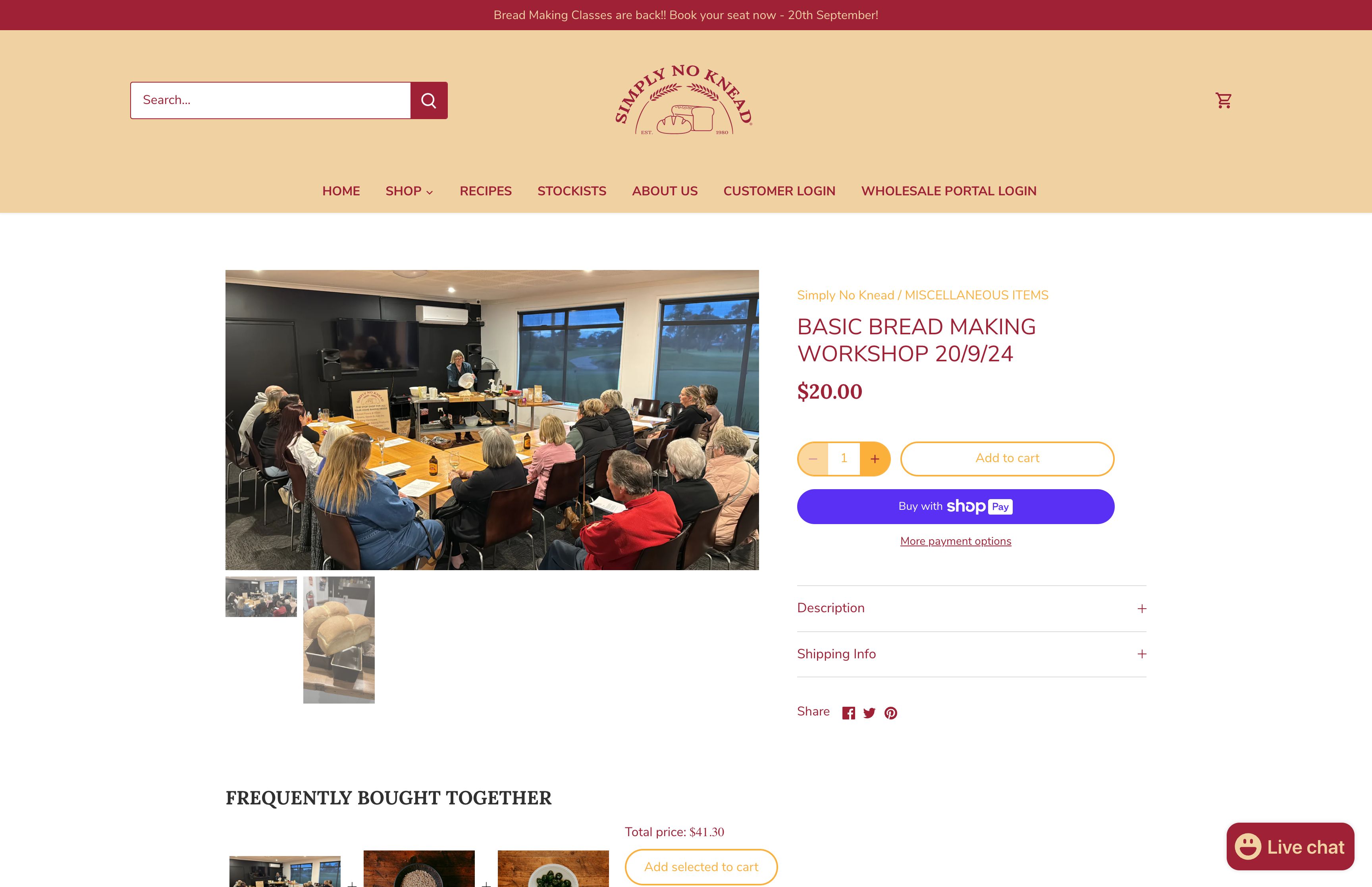 Simply No Knead Shopify Store Set Up Australia  screenshot 5