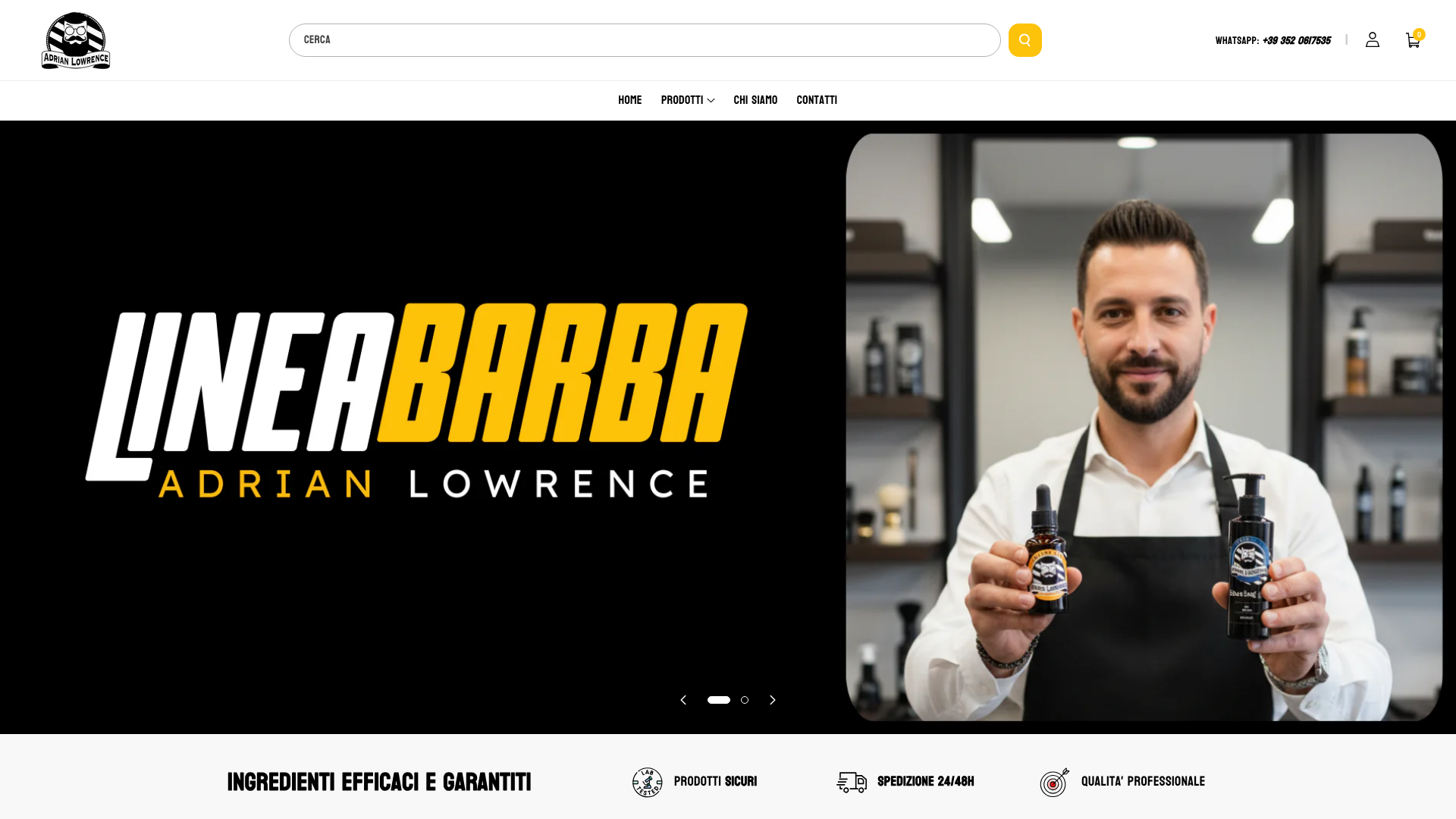 Adrian Lowrence - Prodotti Professionali per Barbieri
