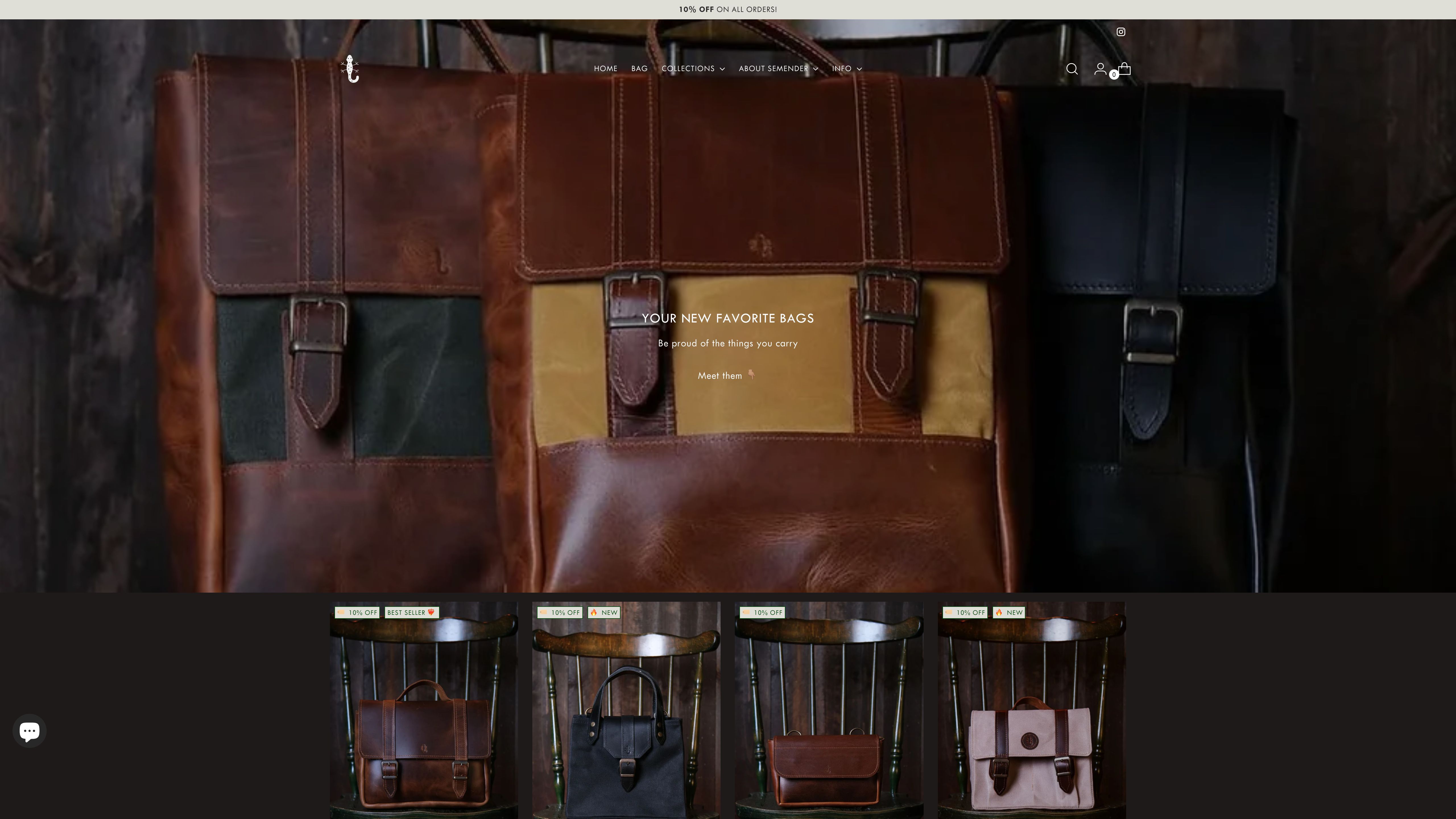 Semender Leather USA screenshot
