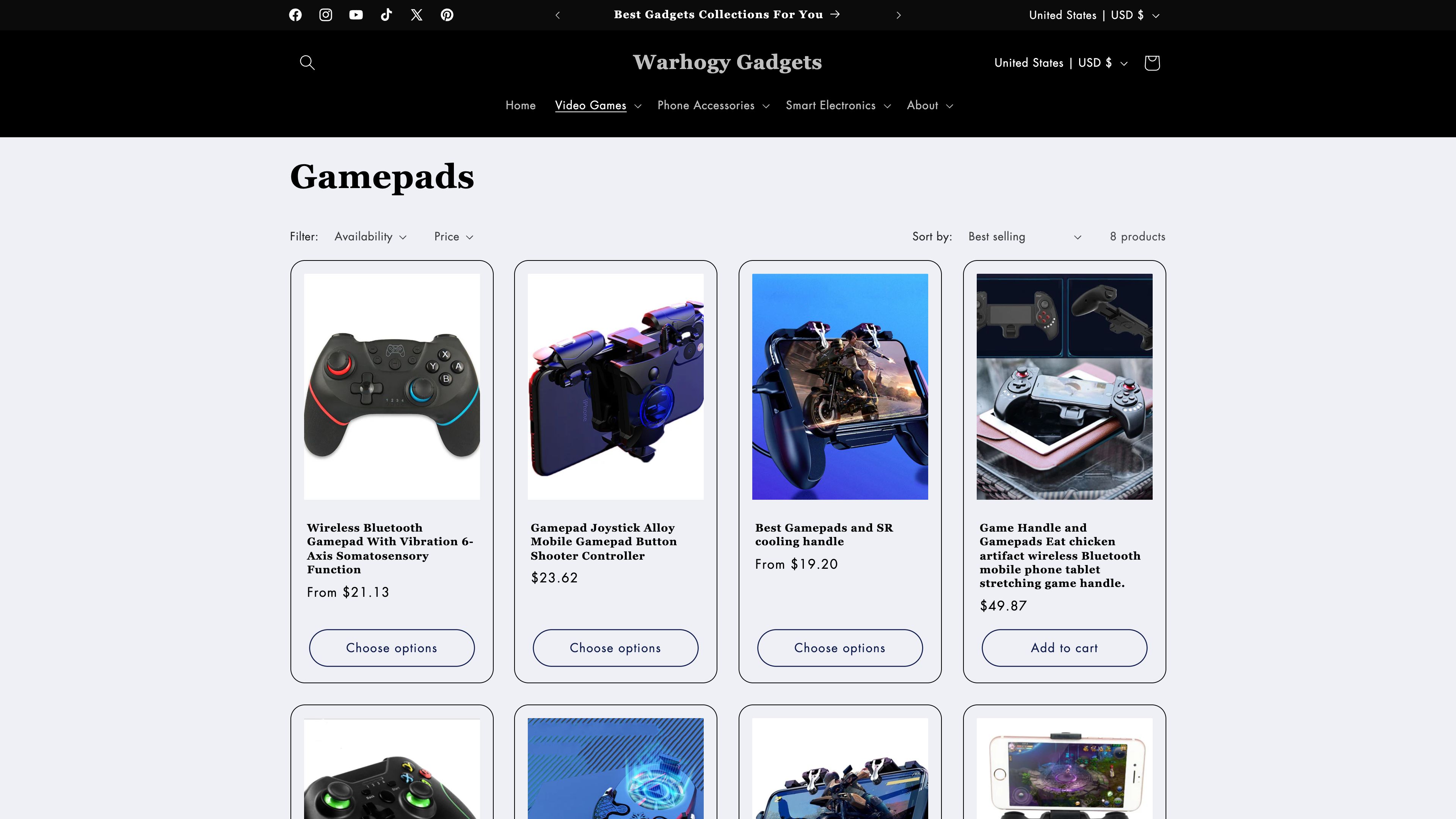 Warhogy Gadgets screenshot