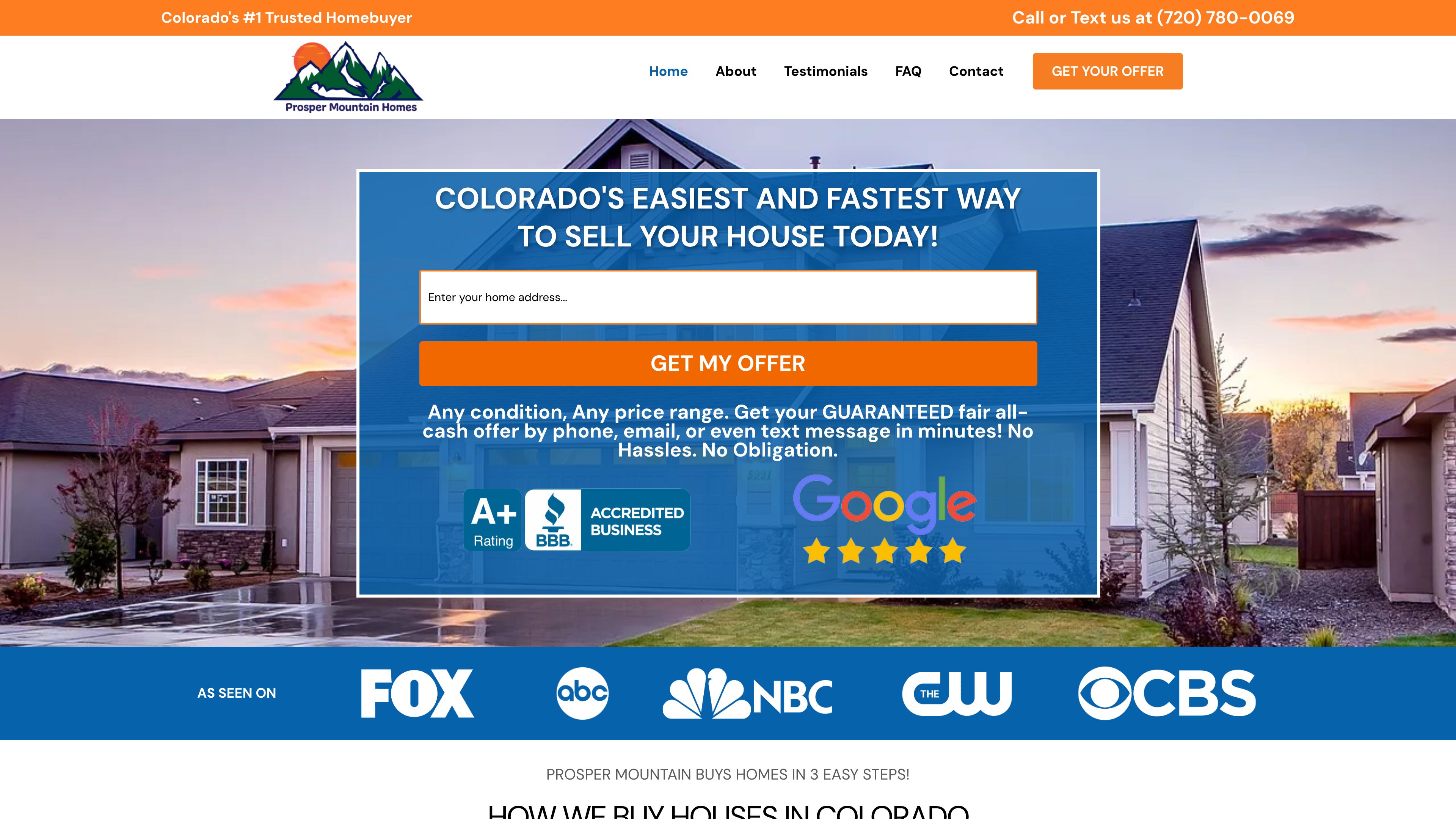 Prosper Mountain Homes screenshot