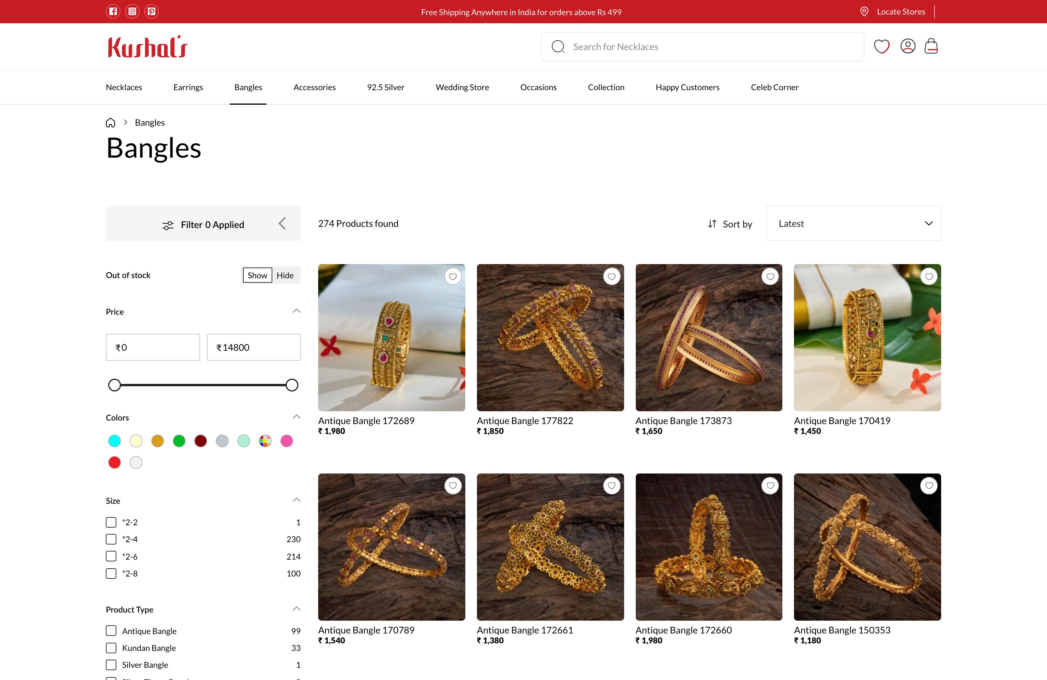 Kushals Jewellery - Leading indian Jewellery Brand screenshot 3