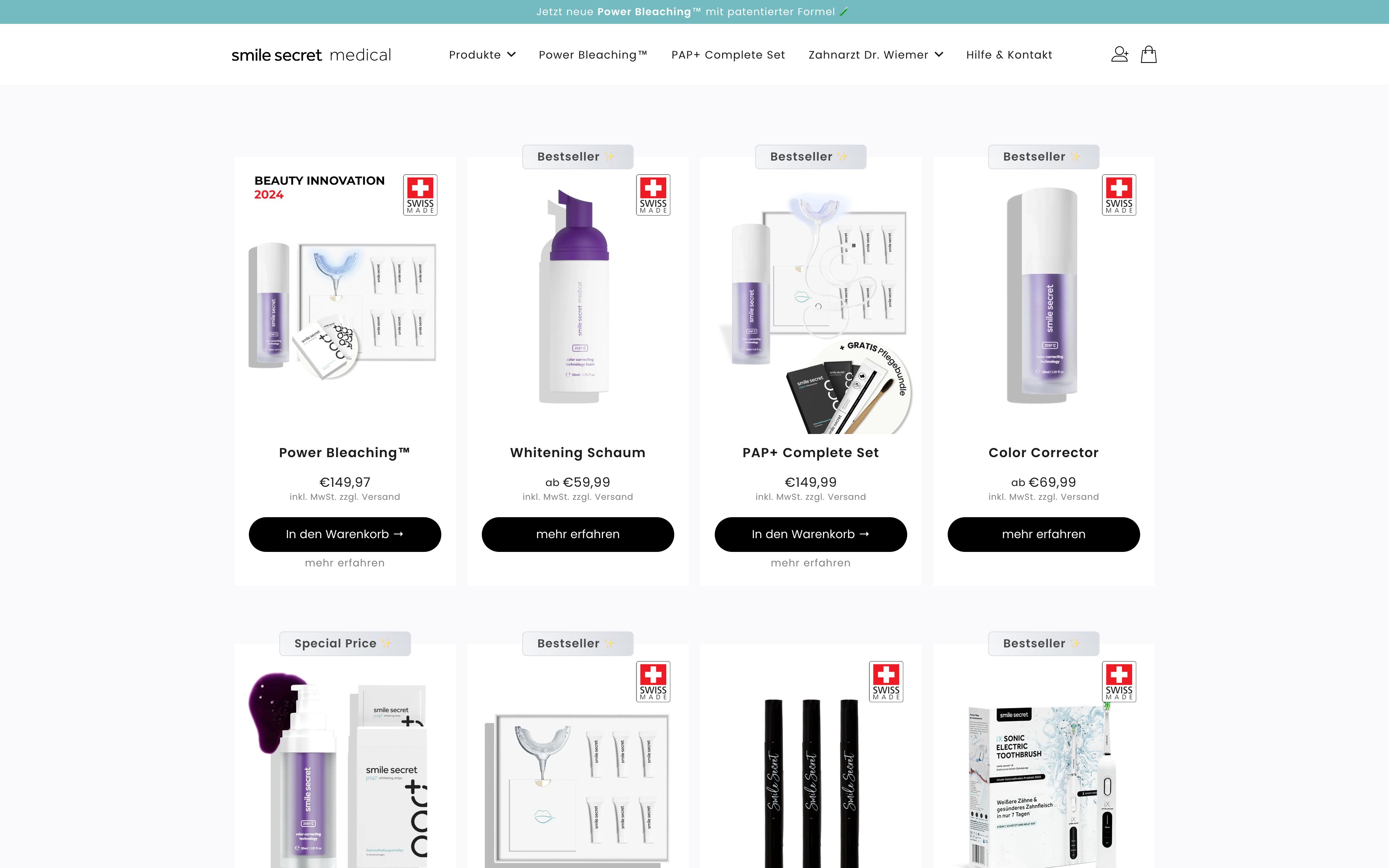 Comprehensive eCommerce Strategy and Development for Smile Secret