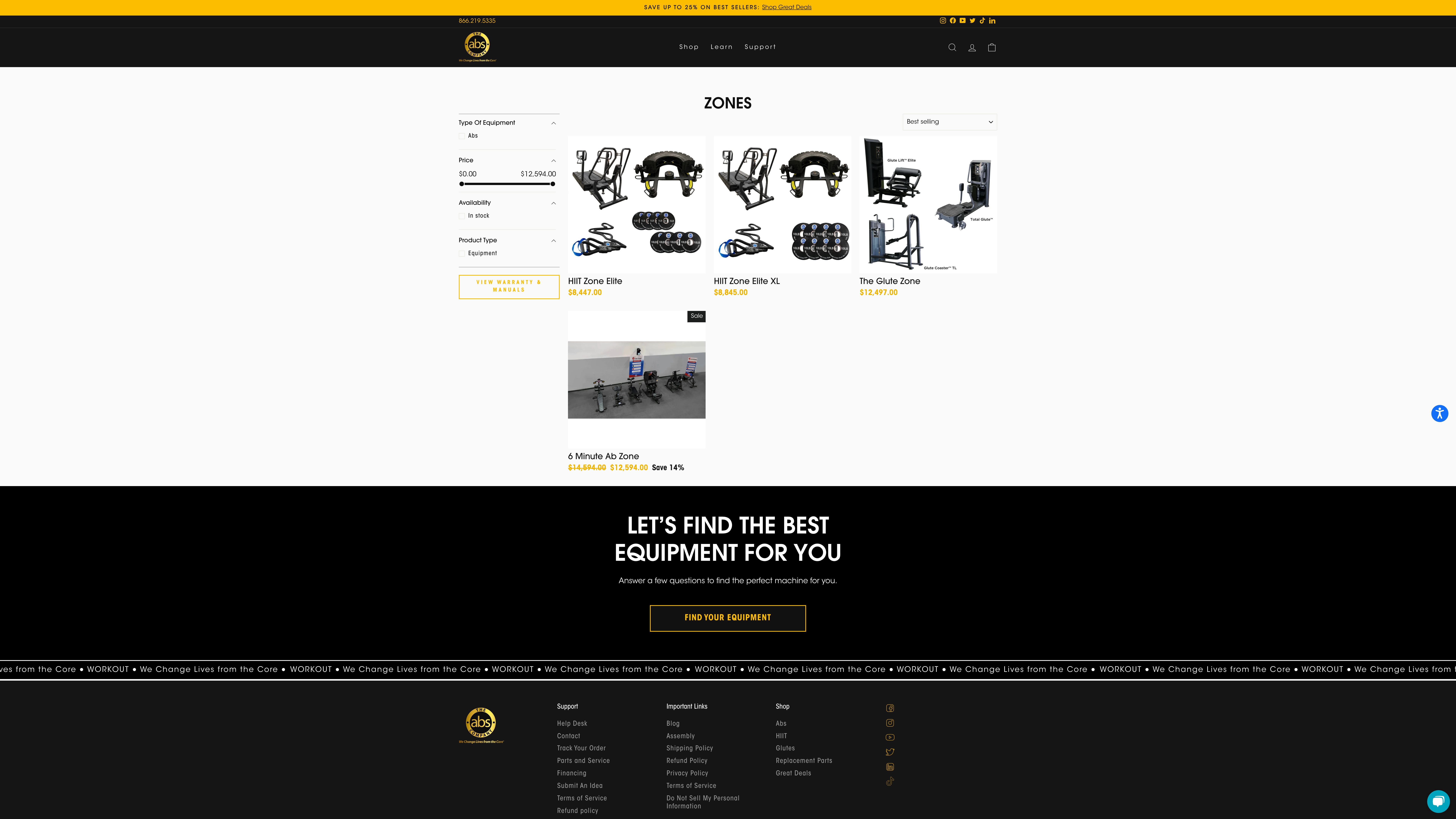 The Abs Company - Global Fitness Product Brand screenshot 2