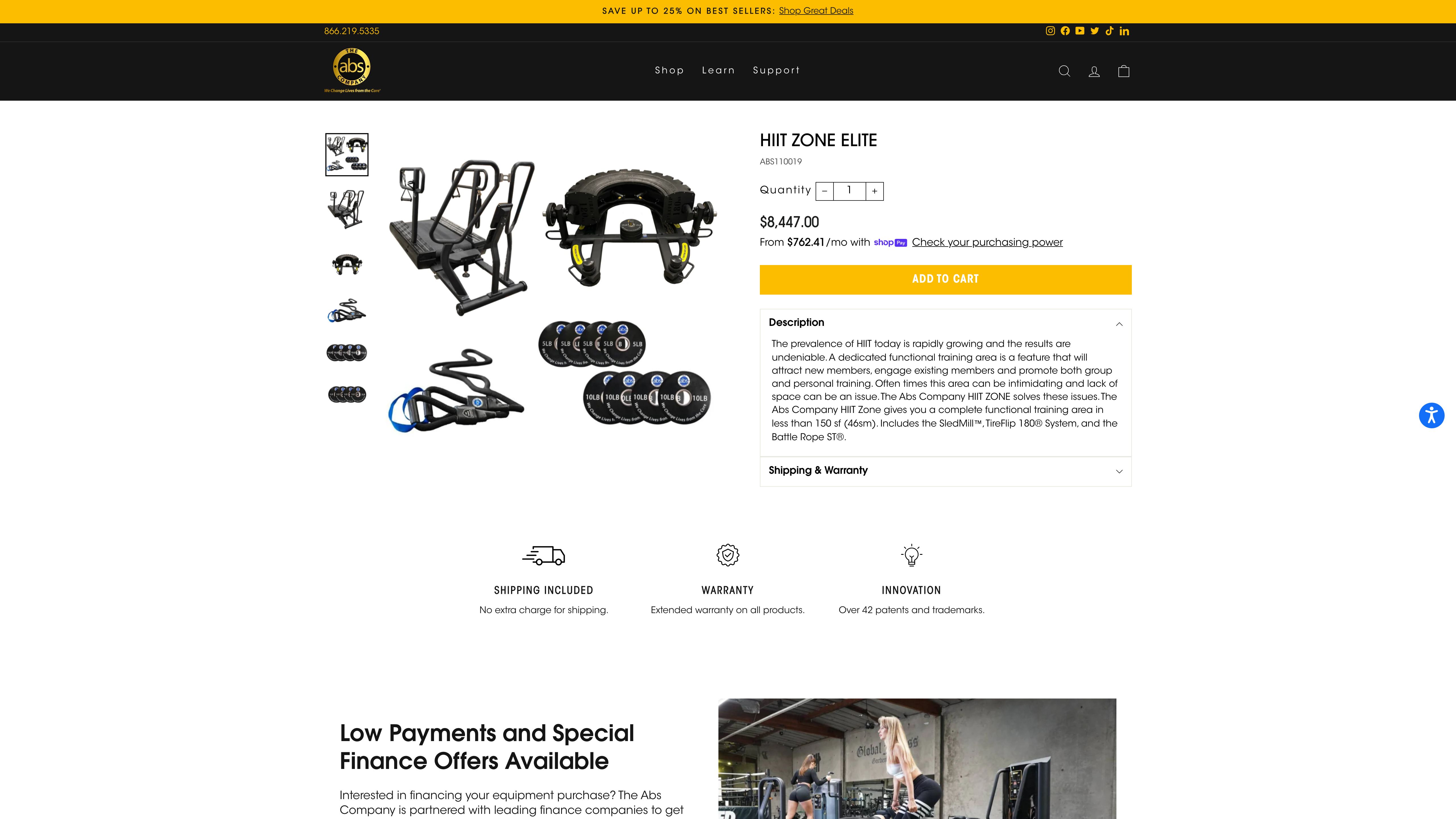 The Abs Company - Global Fitness Product Brand screenshot 5