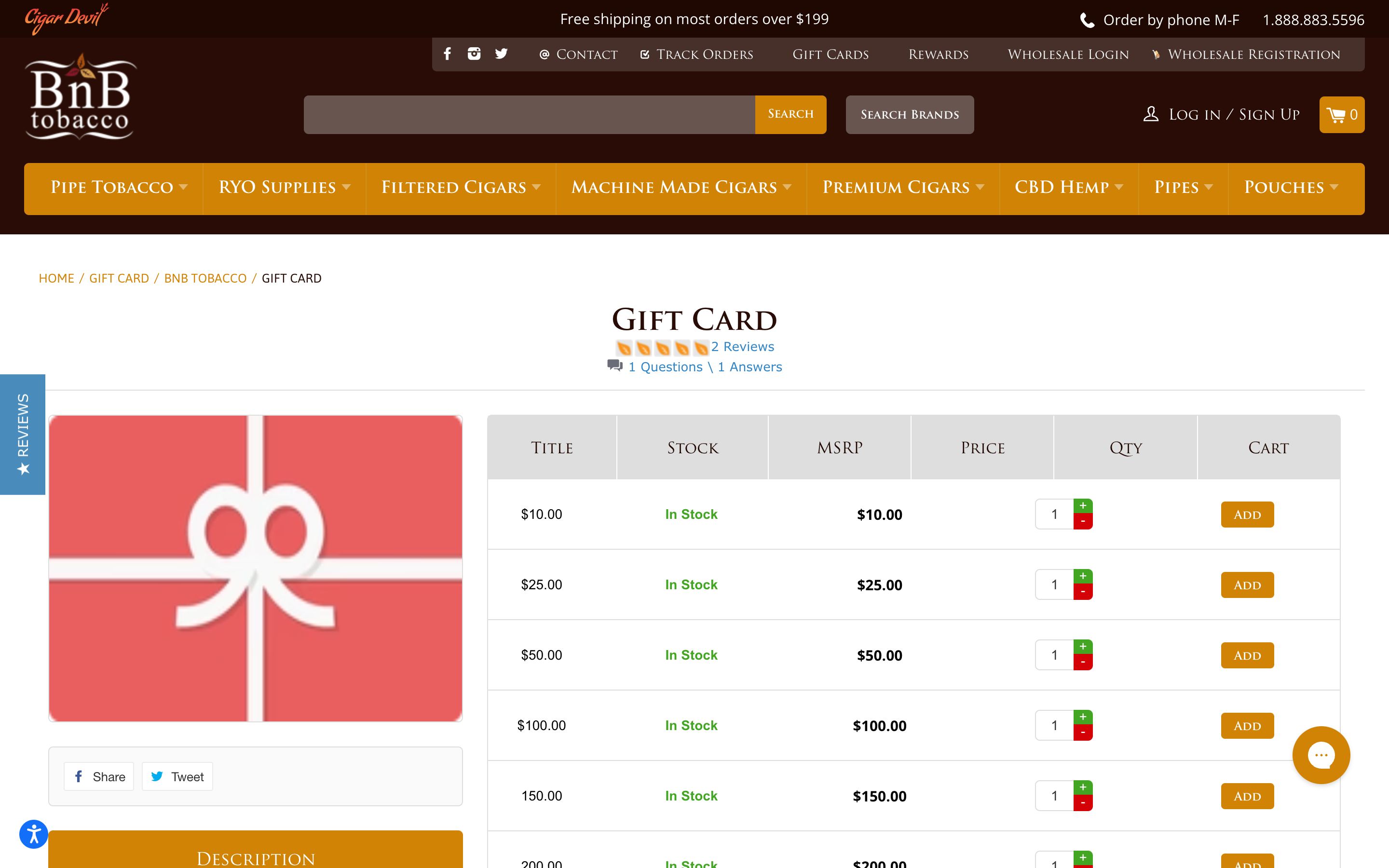 BnB Tobacco | Premium Tobacco screenshot 4