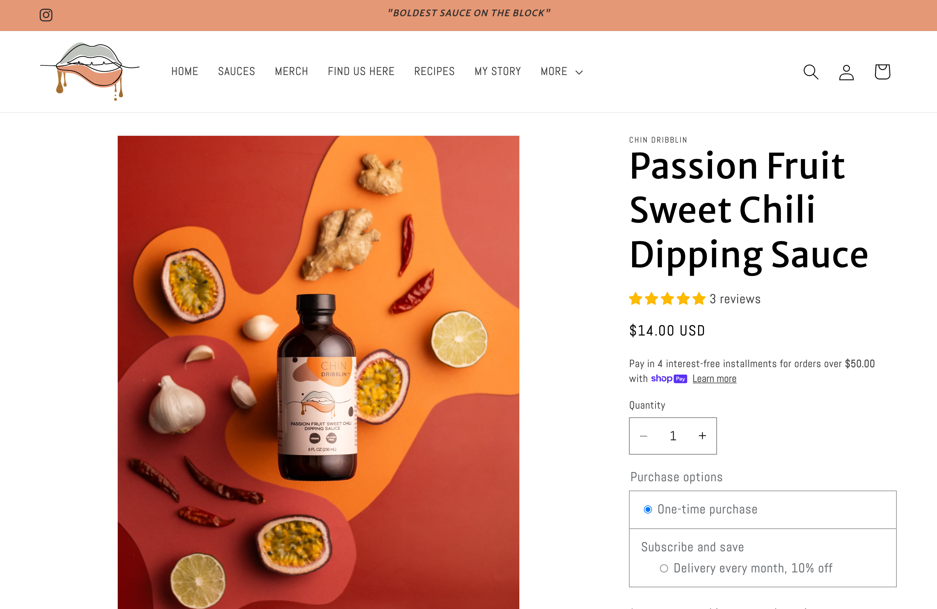 Chin Dribblin' Sauces screenshot 4