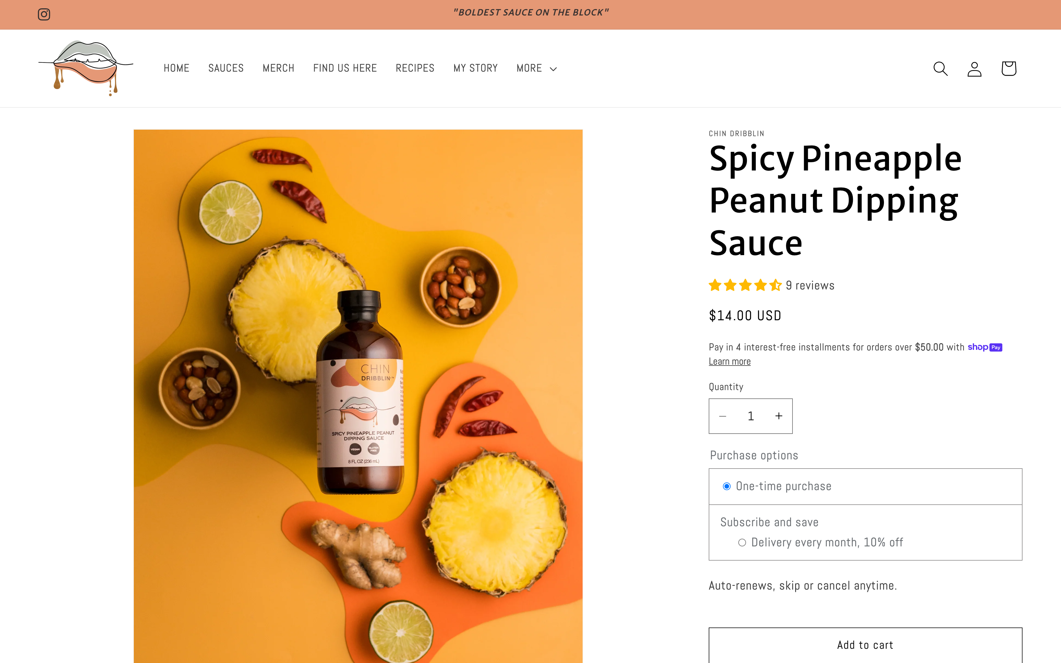 Chin Dribblin' Sauces screenshot 3