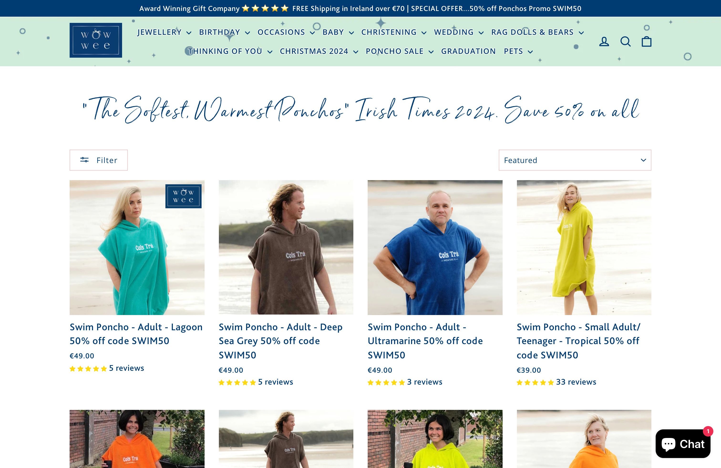 WowWee.ie - Conversion Optimisation for 20-Year-Old Gifting Store screenshot