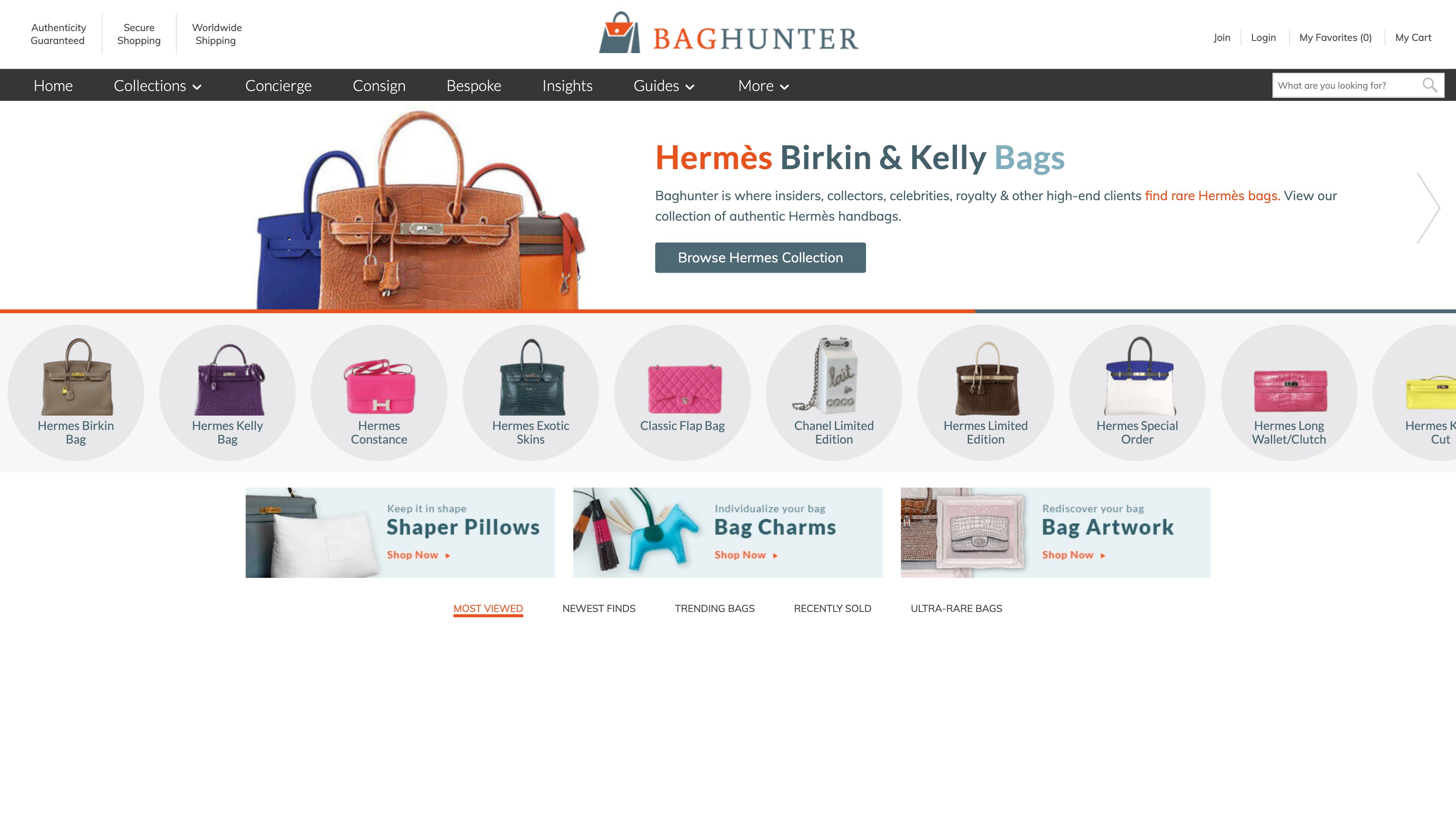 baghunter.com screenshot 6