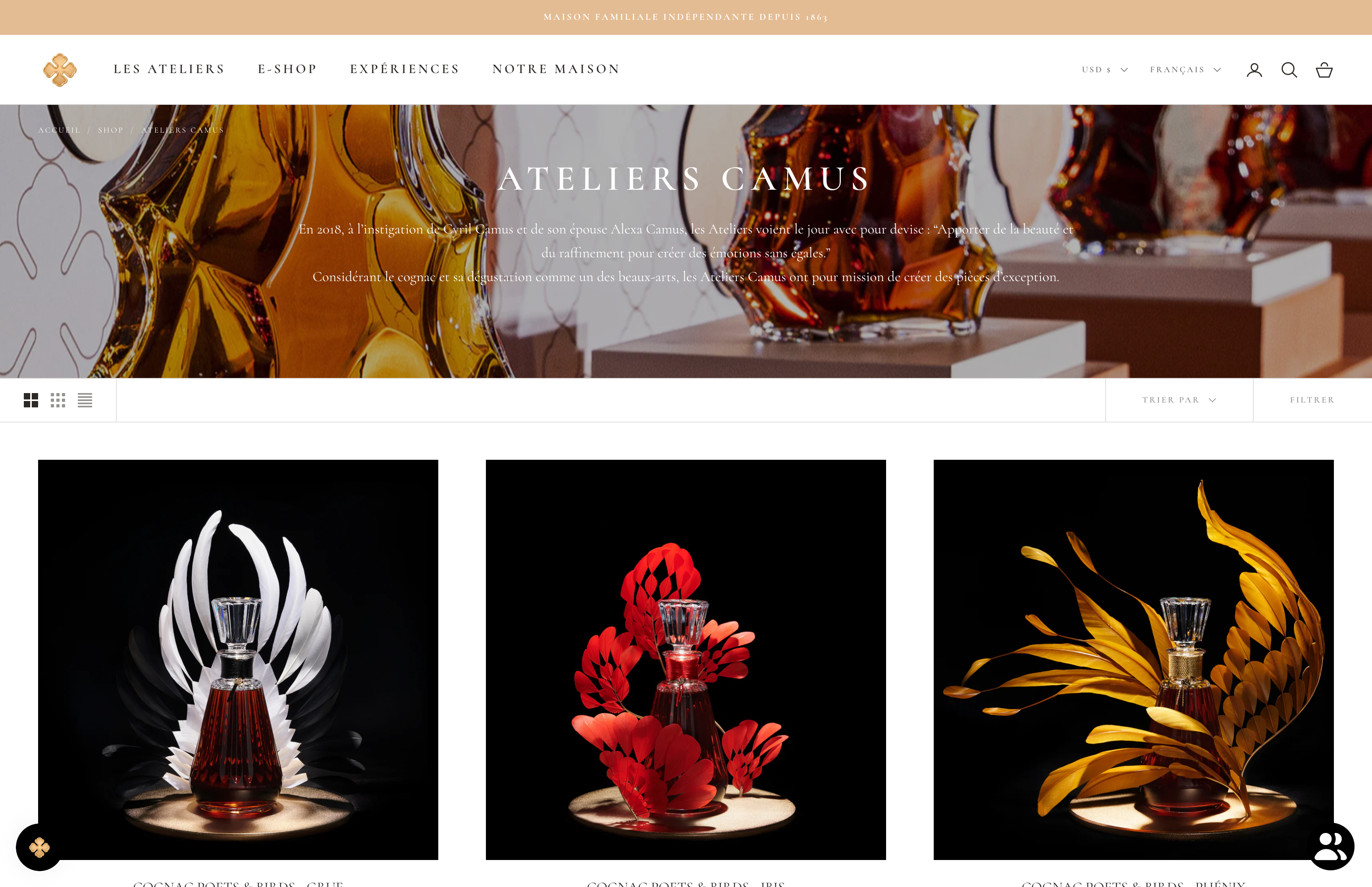 CAMUS COGNAC FLAGSHIP STORE screenshot 2