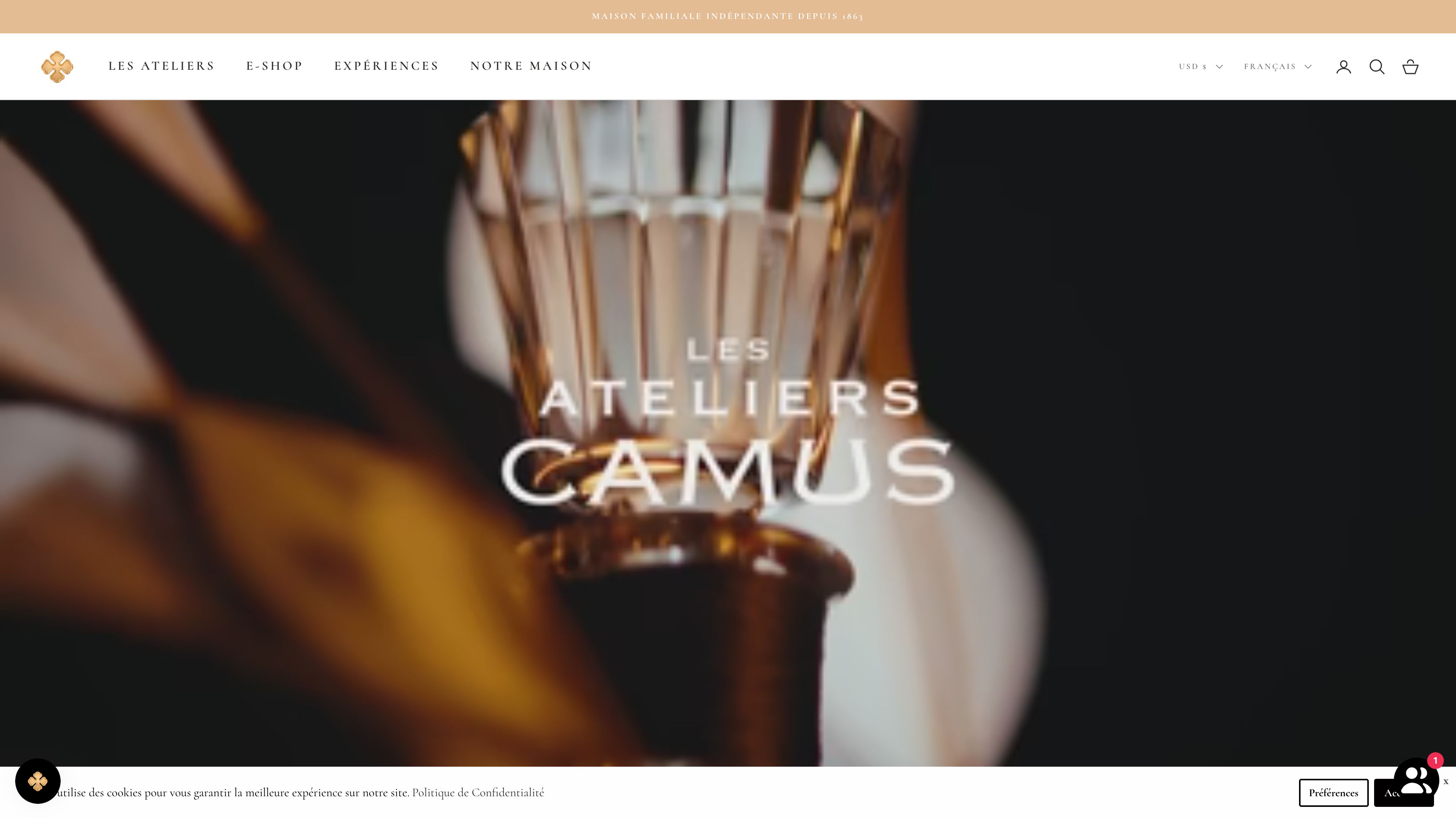 CAMUS COGNAC FLAGSHIP STORE screenshot 6