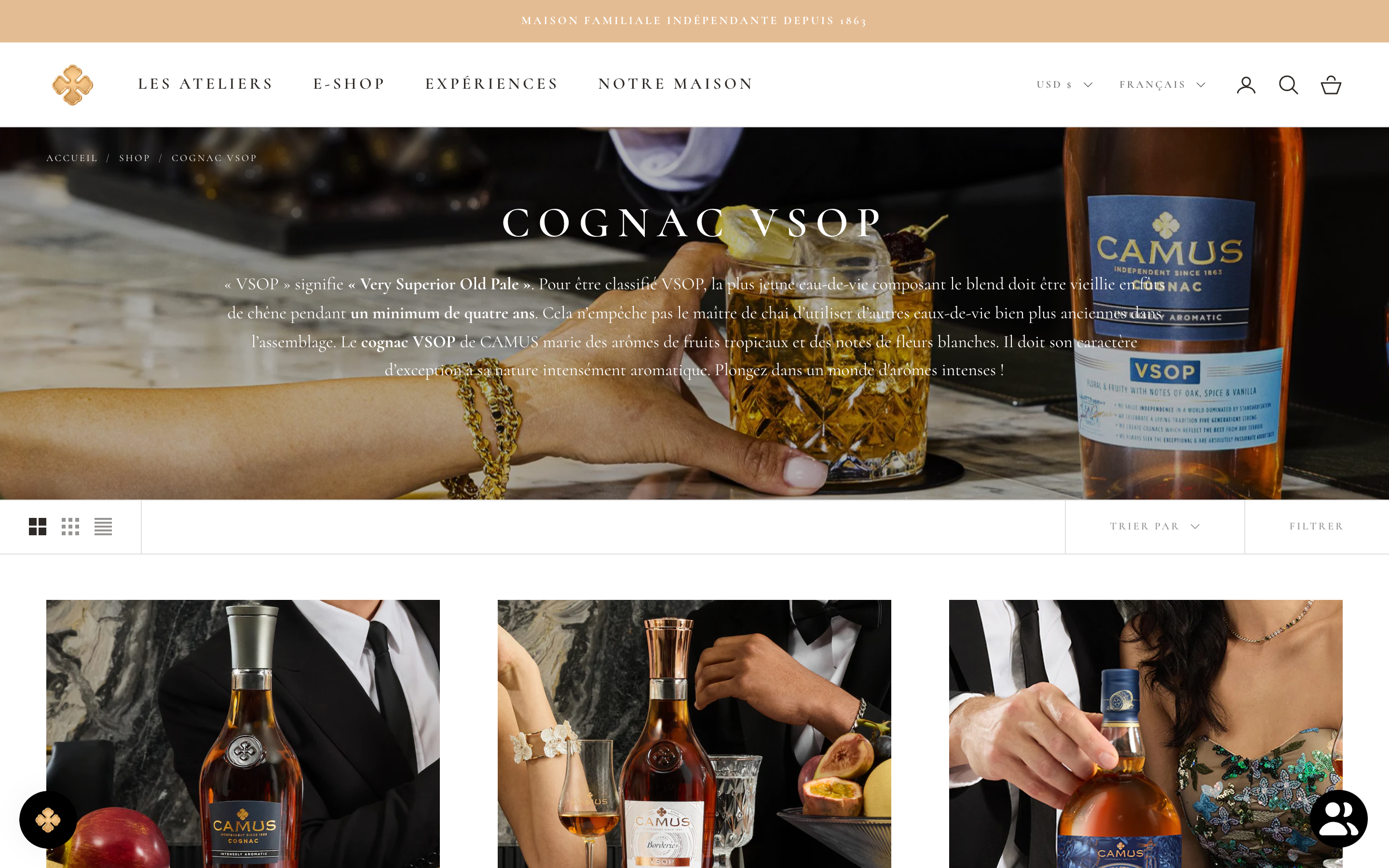 Launch of the CAMUS COGNAC Flagship Online Boutique