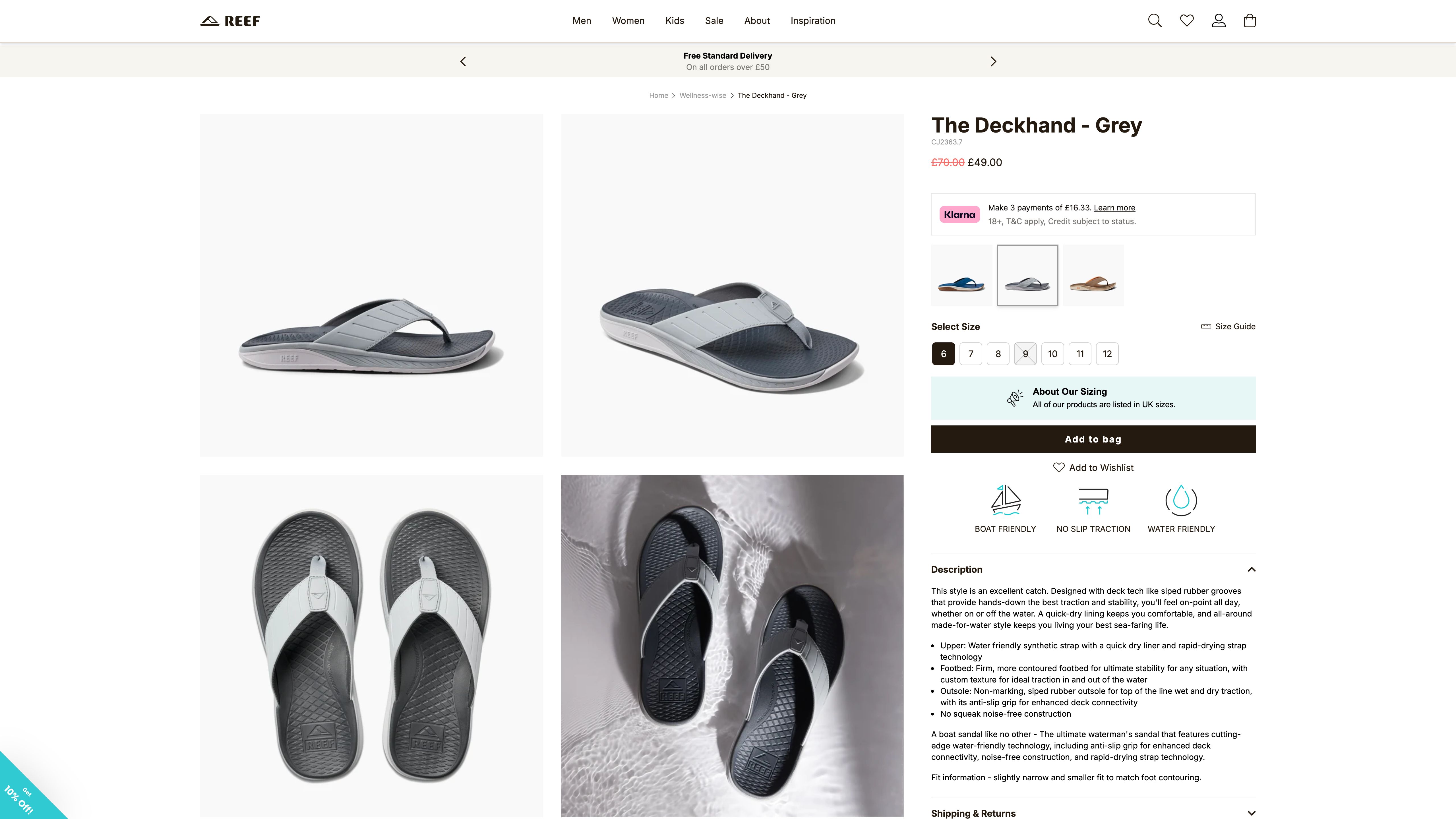 Reef Sandals screenshot 5