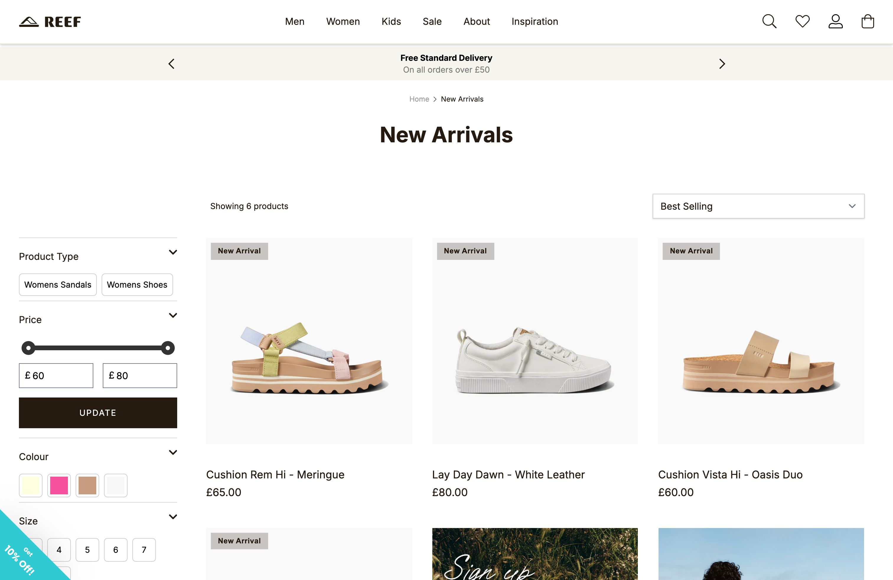 Reef Sandals screenshot 3