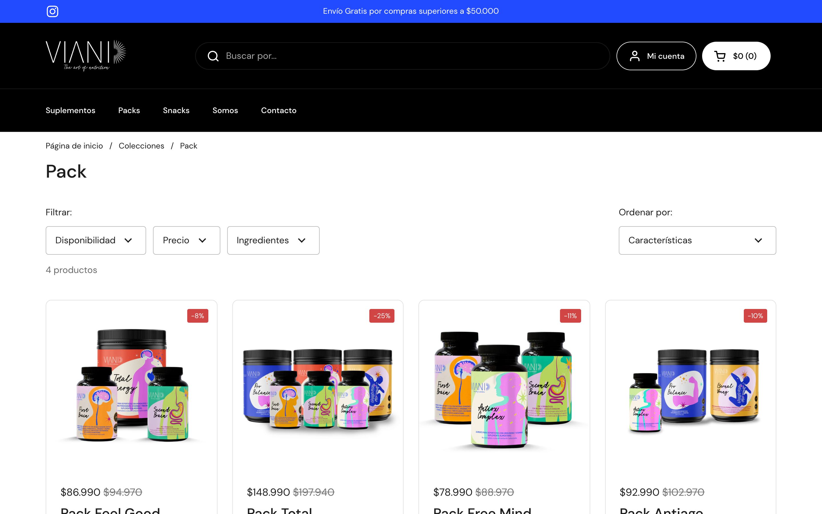 Viani Nutrition screenshot