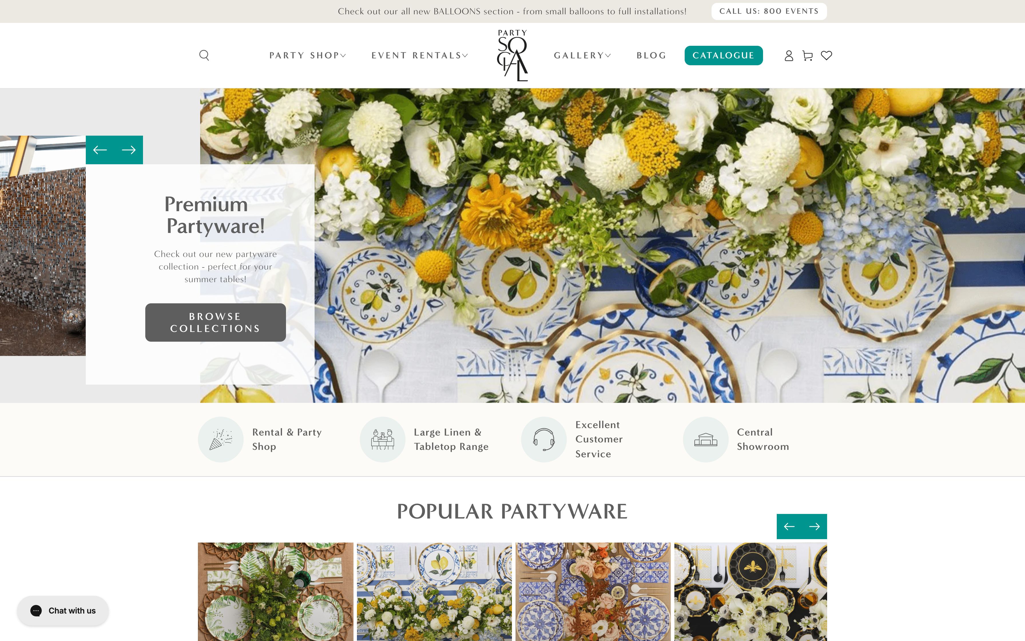Website Development and Design for Party Social screenshot 5