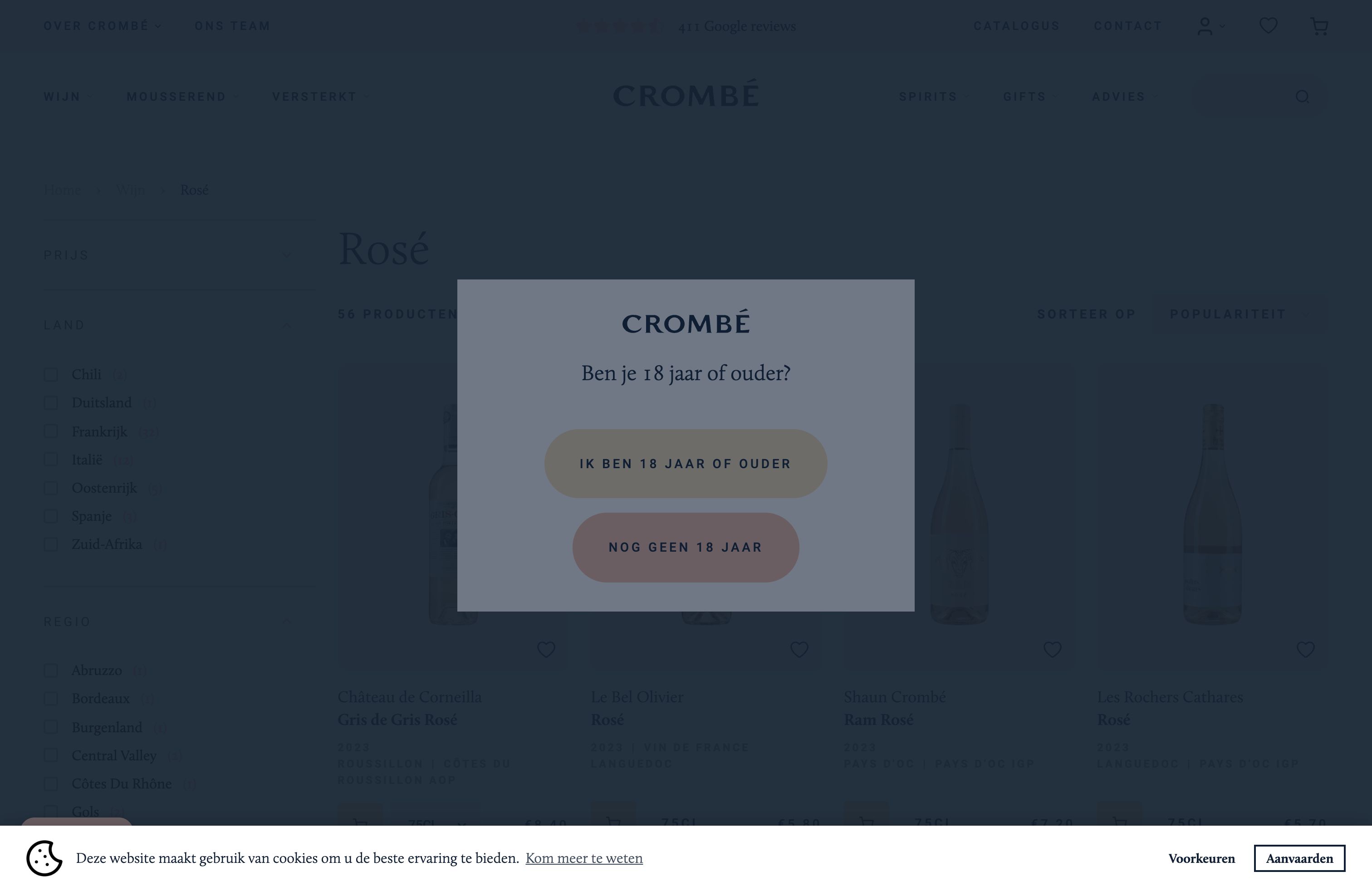 Crombé Wines screenshot 4