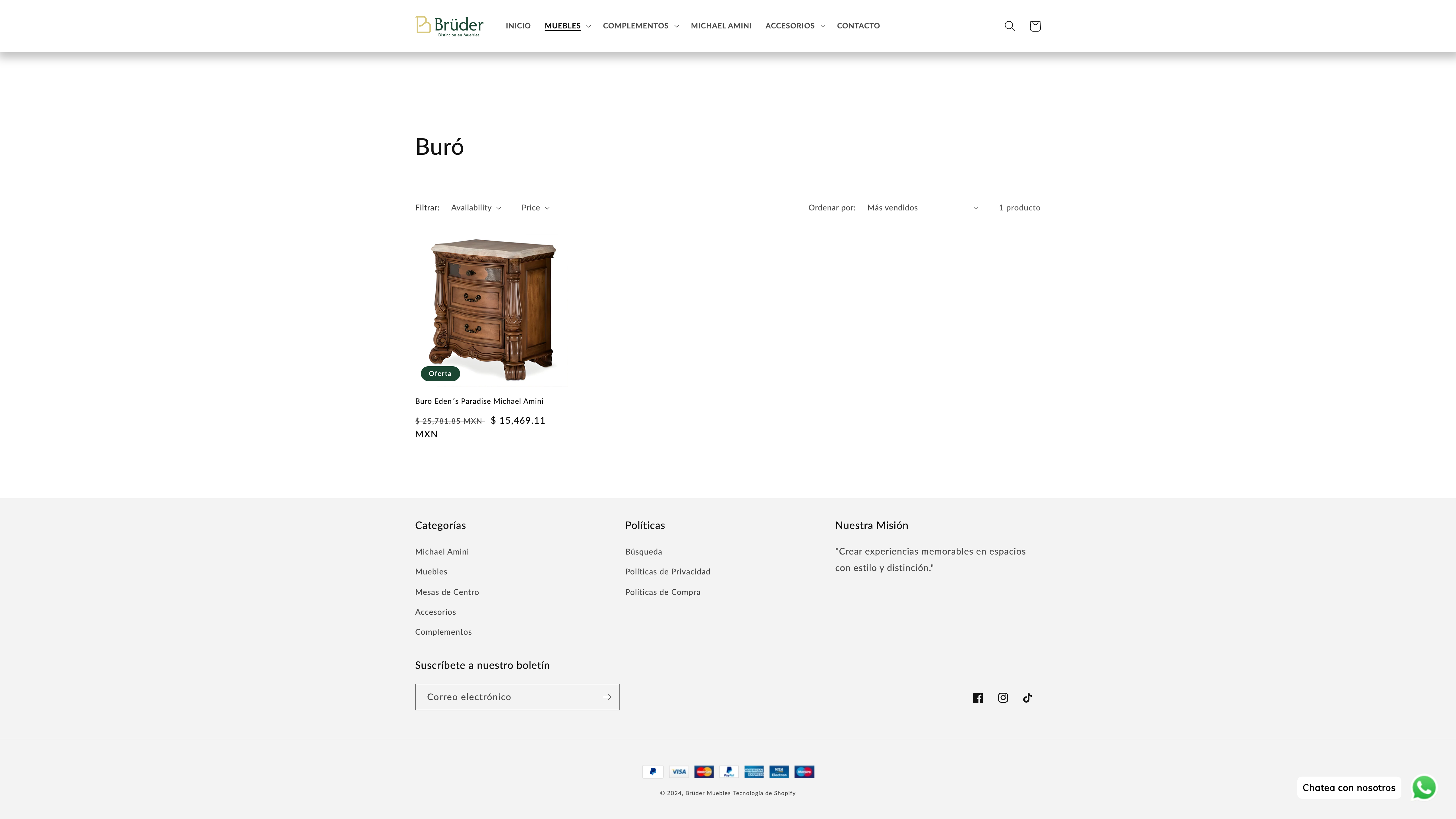 Tienda en linea Bruder Muebles  screenshot 3
