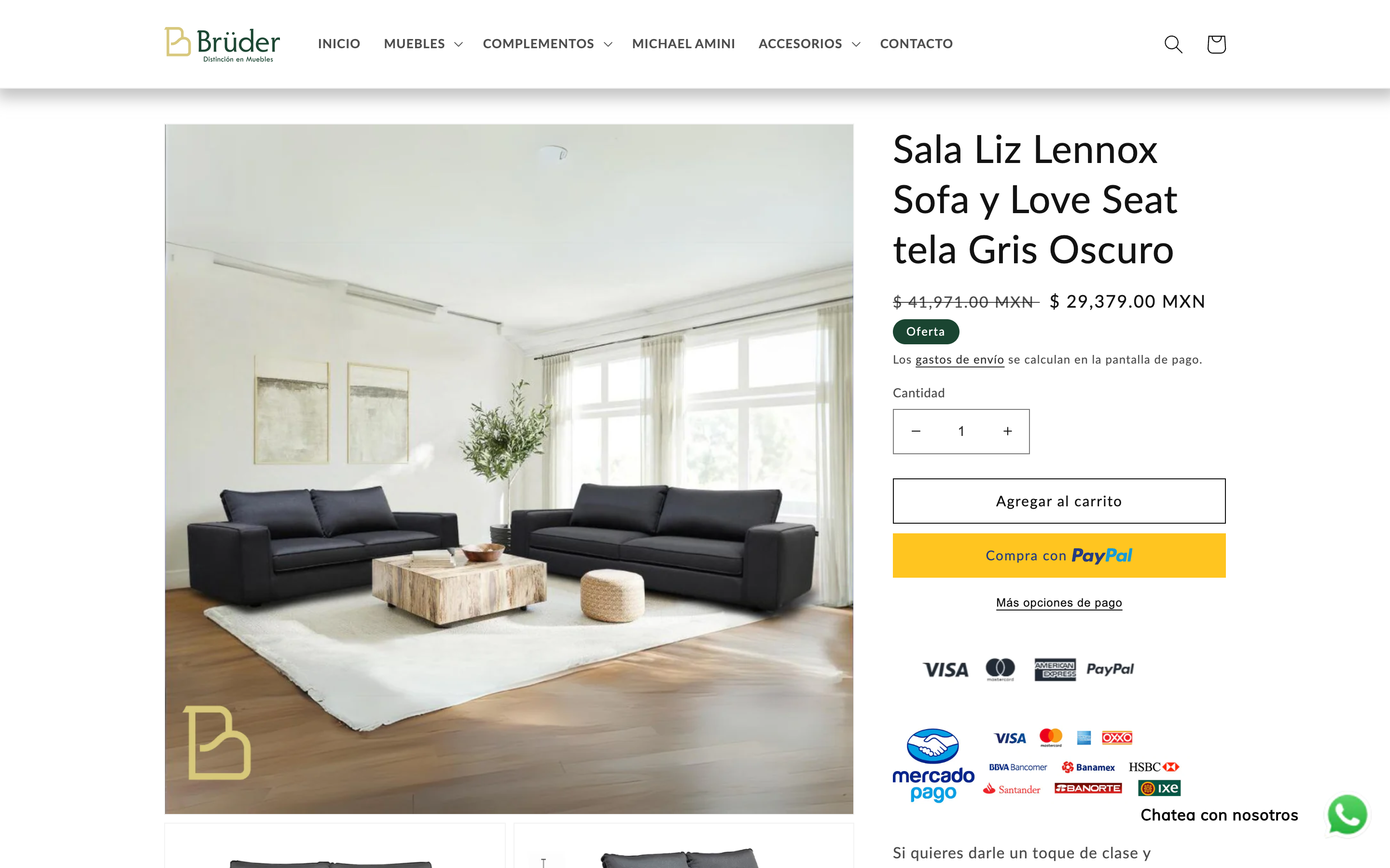 Tienda en linea Bruder Muebles  screenshot 6