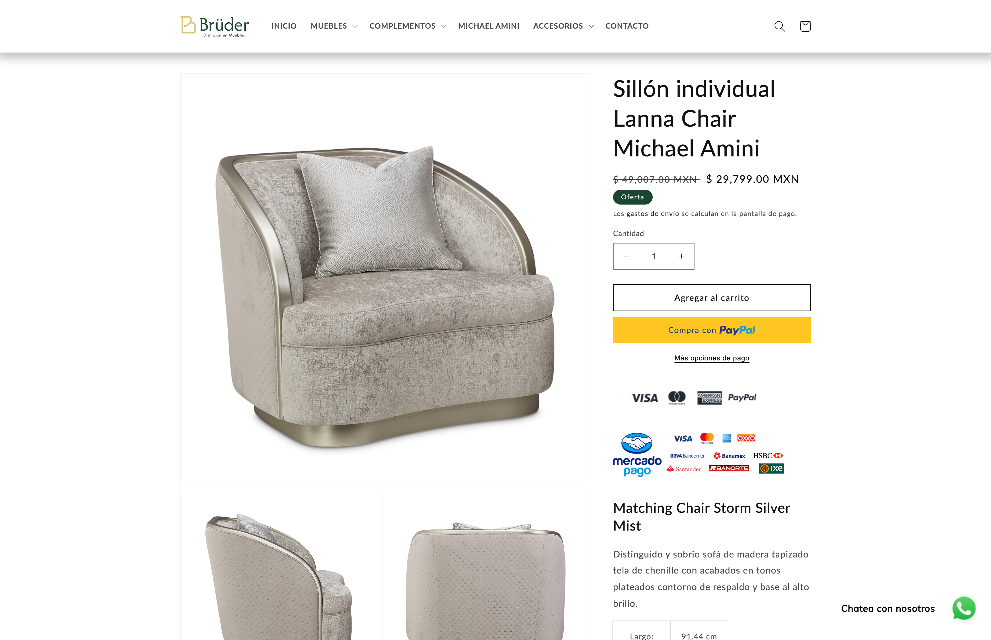 Tienda en linea Bruder Muebles  screenshot 5