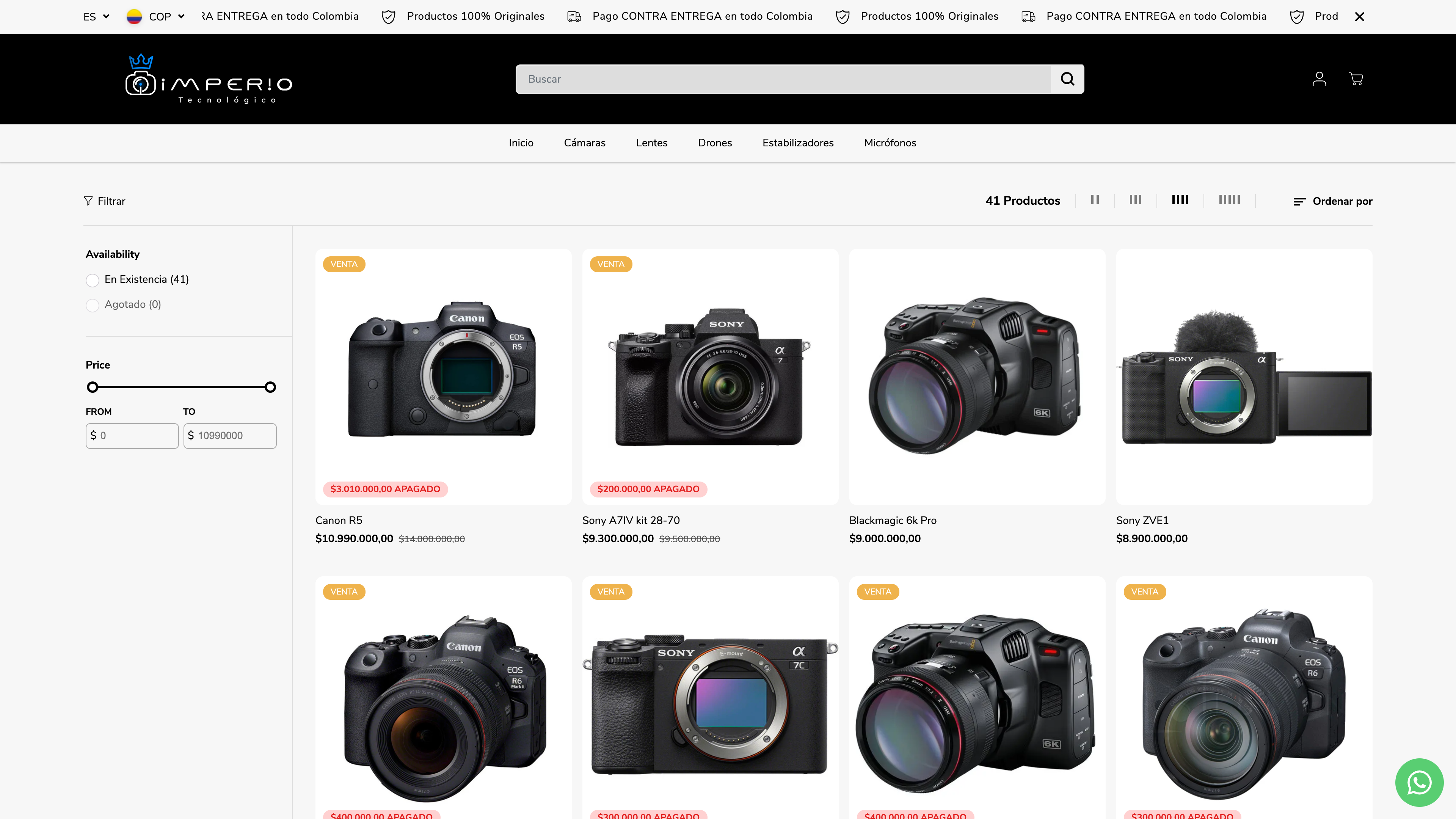 Tienda de tecnología