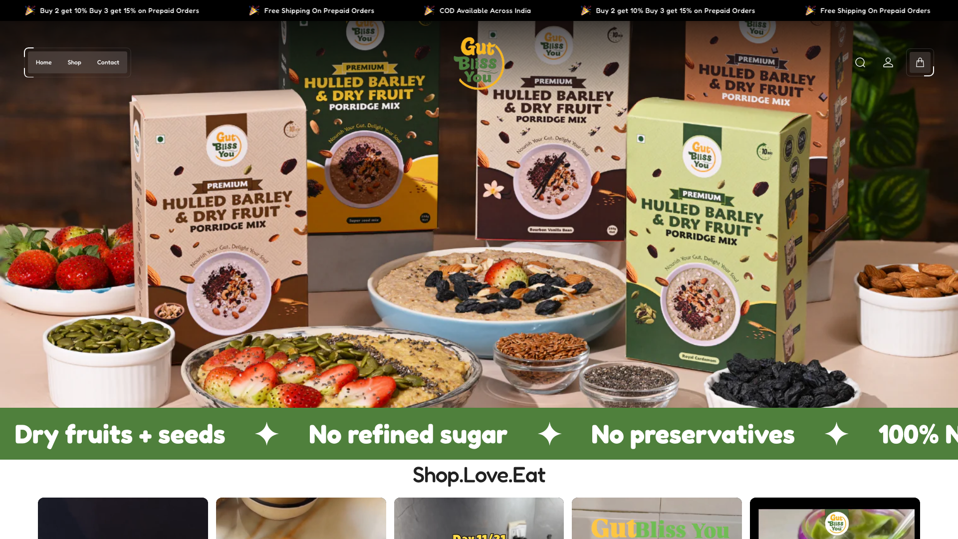 Gutbliss you | Website Design