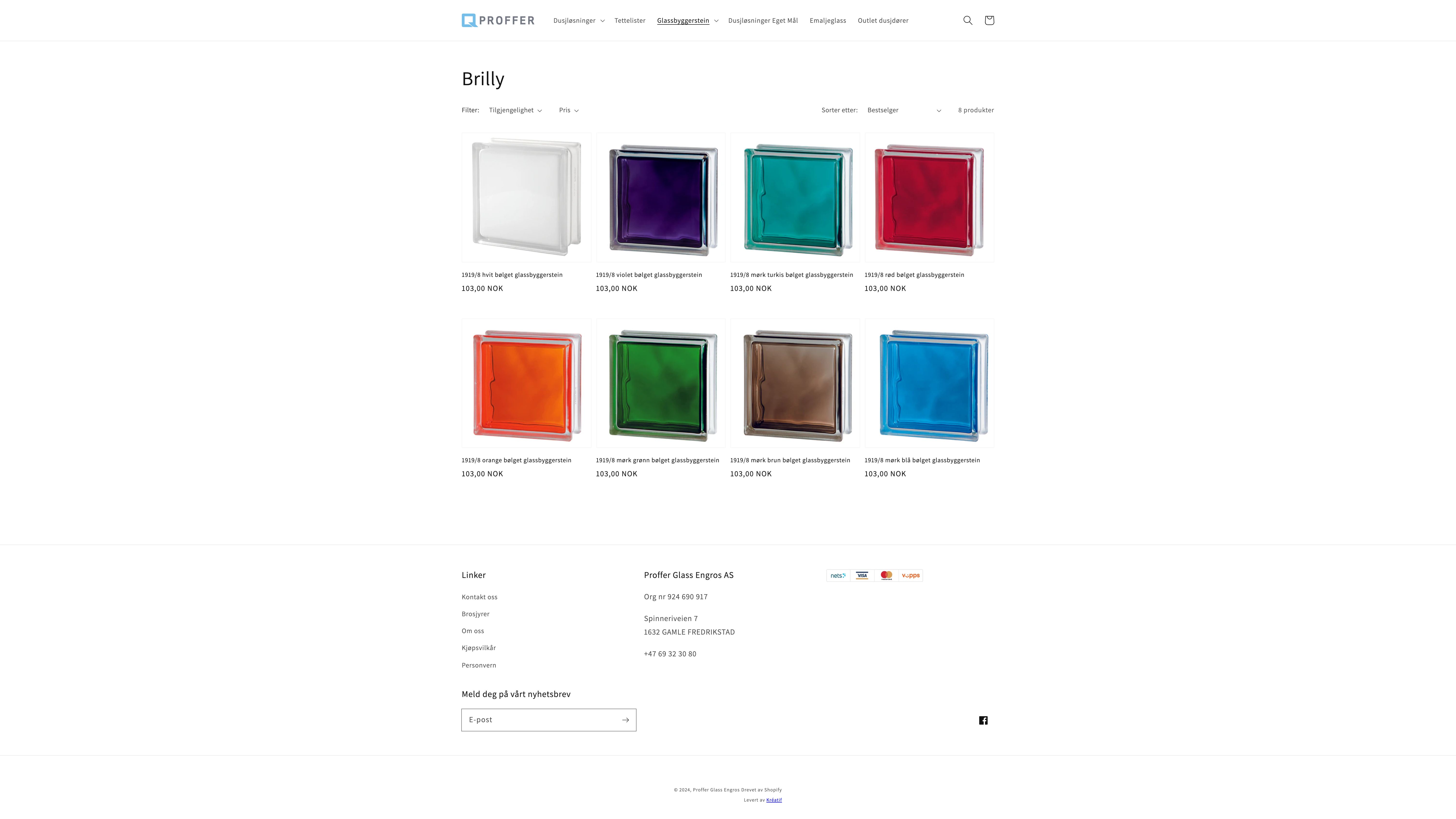 Proffer Glass Engros AS screenshot 3