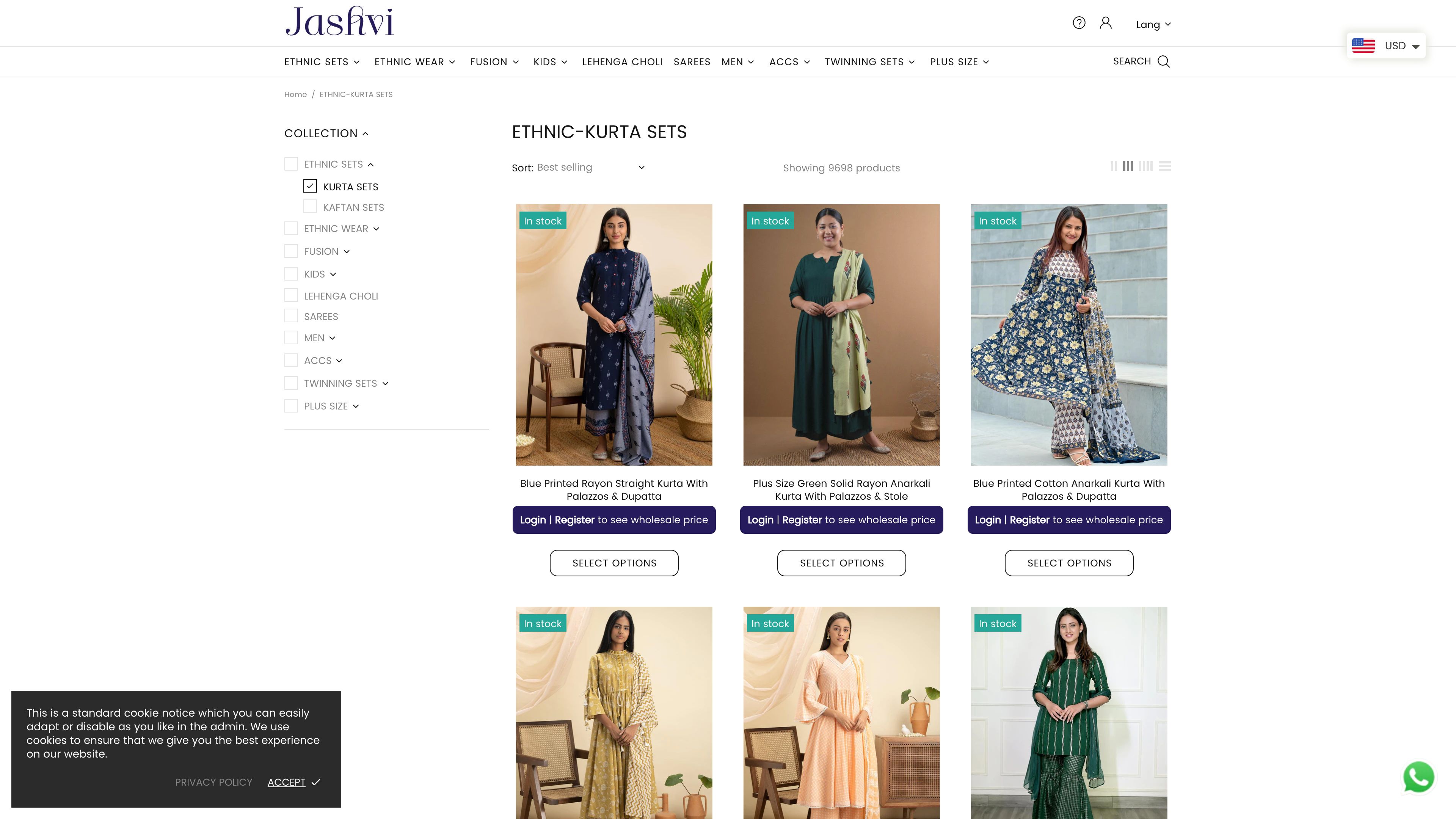 Jashvi Wholesale screenshot 2
