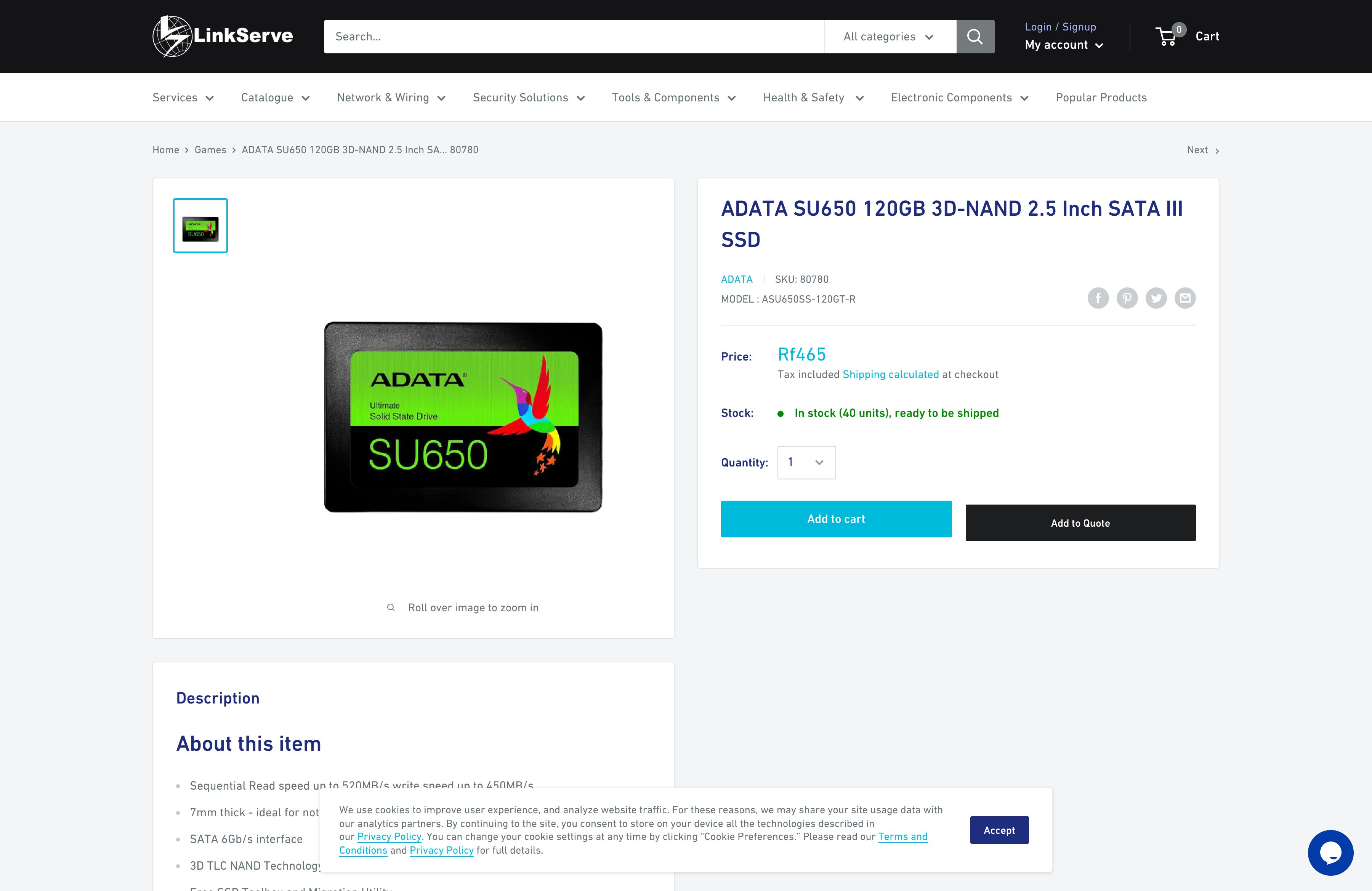 LinkServe screenshot 2