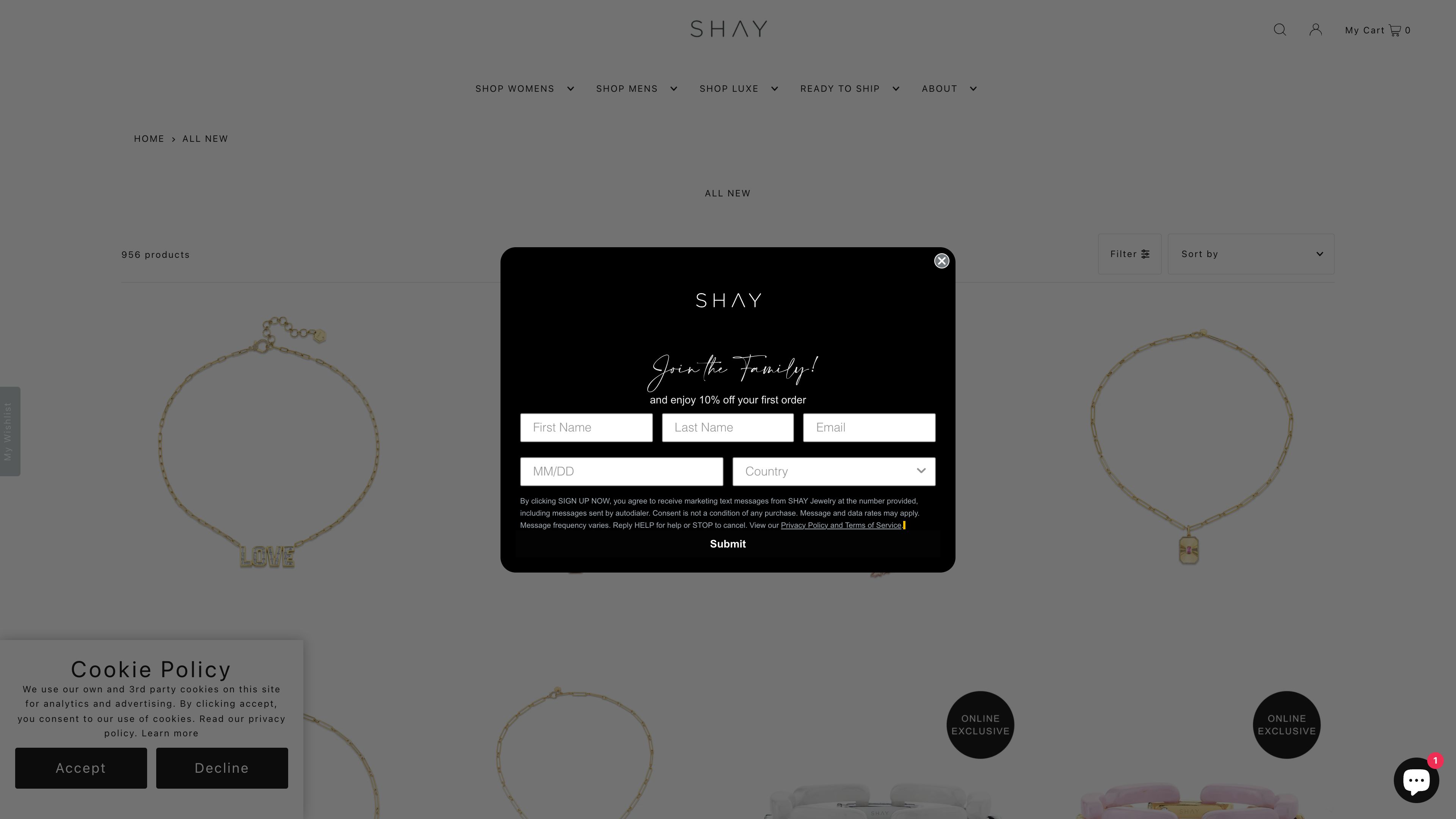 ShayJewelry.com: Unveiling Speed & Custom Elegance screenshot 2