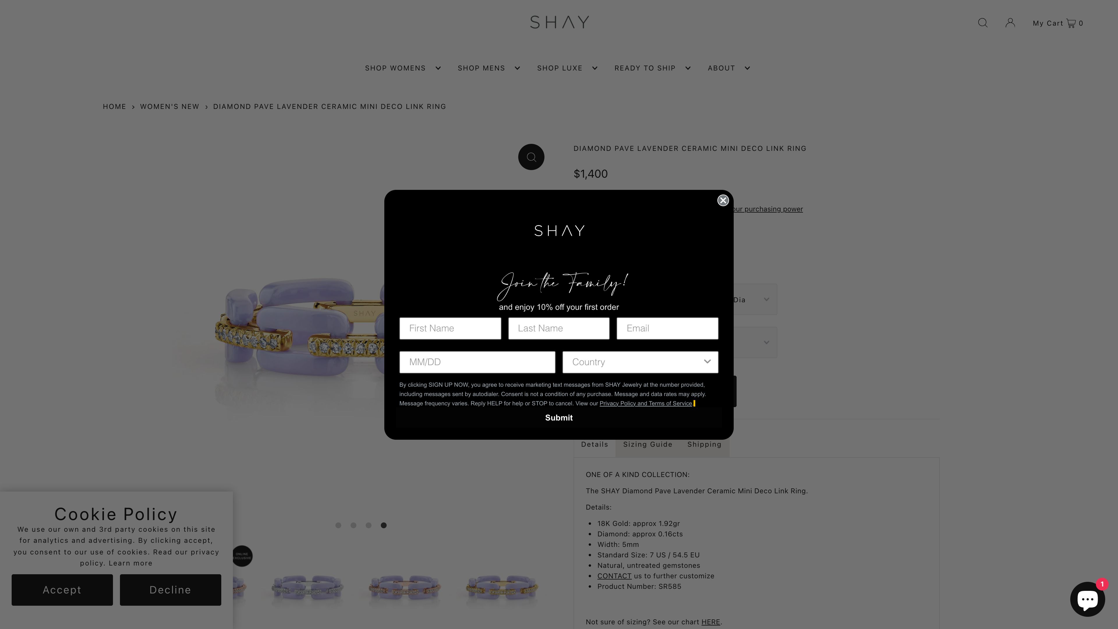 ShayJewelry.com: Unveiling Speed & Custom Elegance screenshot 5