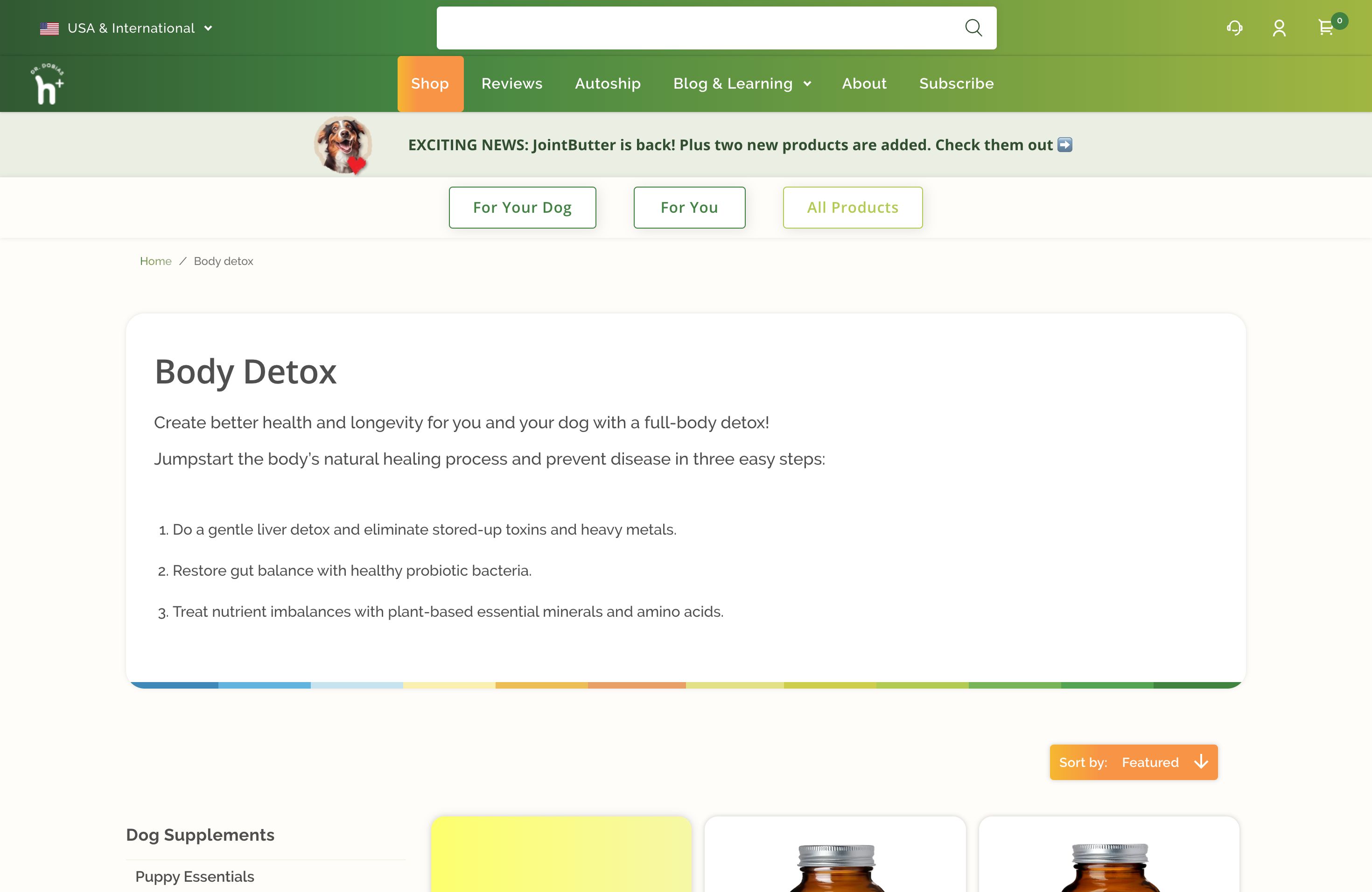 Revamped Shopify PLUS Store for Dr. Dobias Healing Solutions: Speed, Customization & Conversions