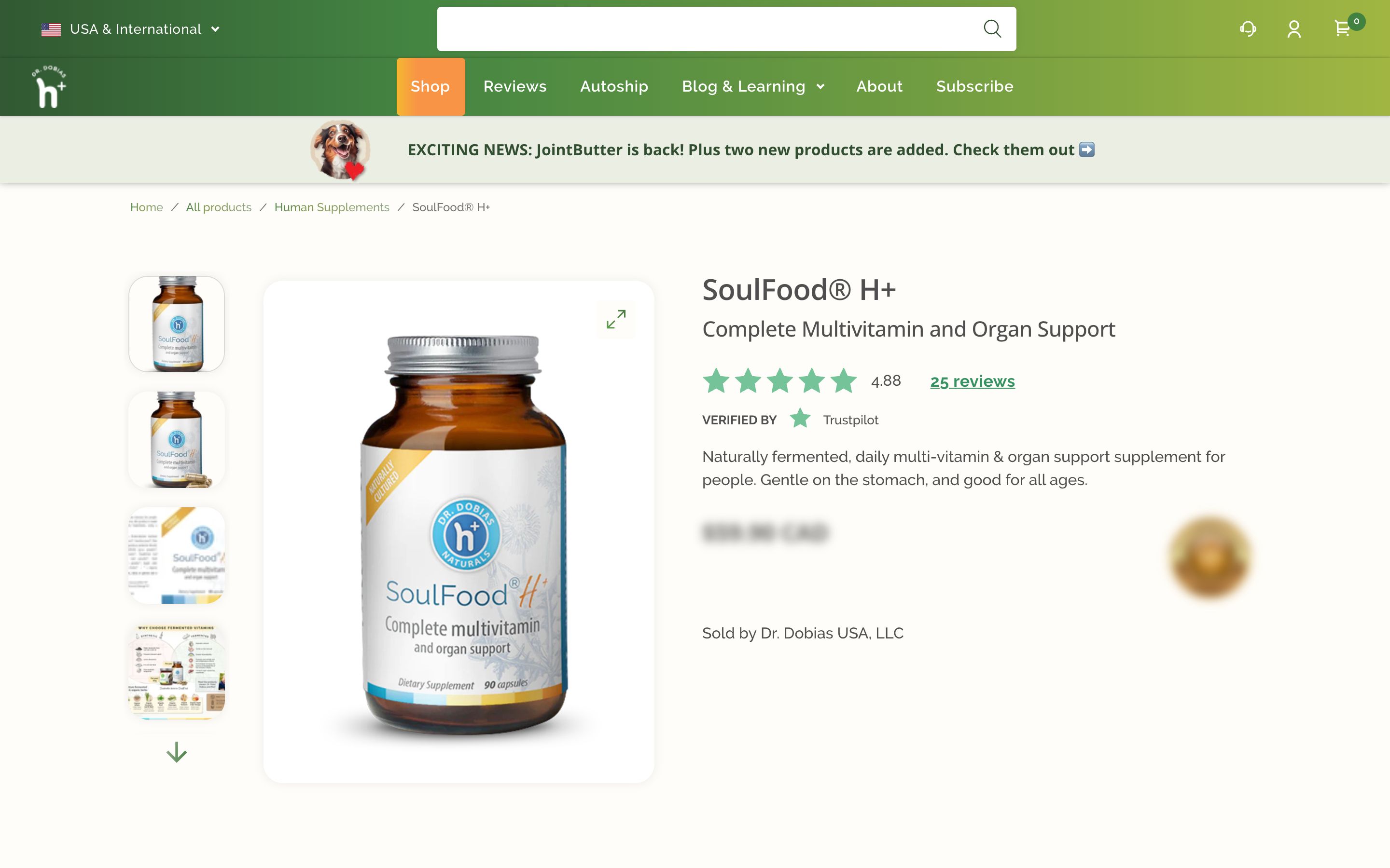 Shopify PLUS Store Revamp | Dr. Dobias Healing Solutions' - US & CA screenshot 3