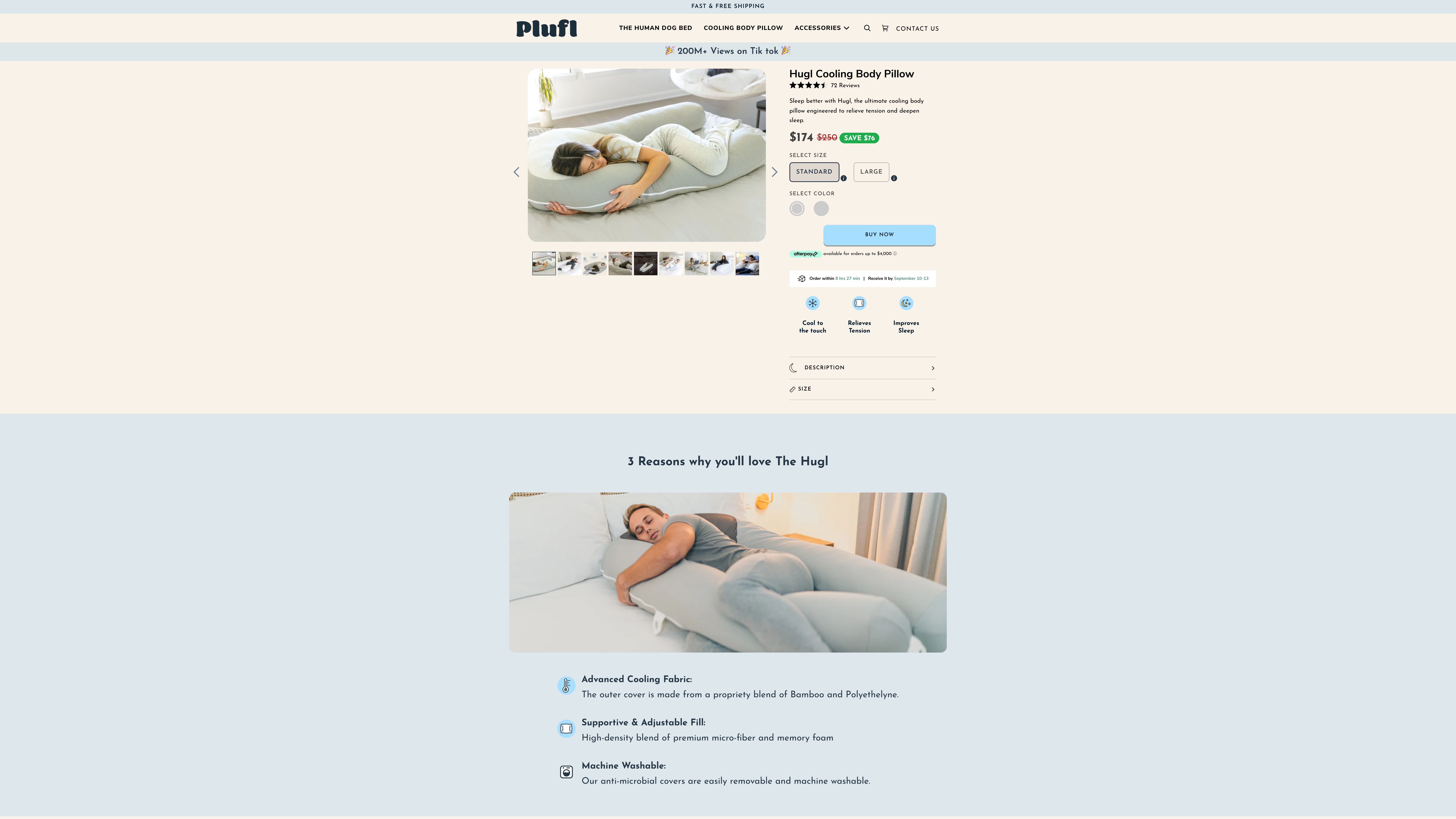 Our Client Went Onto Shark Tank! Plufl - Dog Bed for Humans screenshot 4