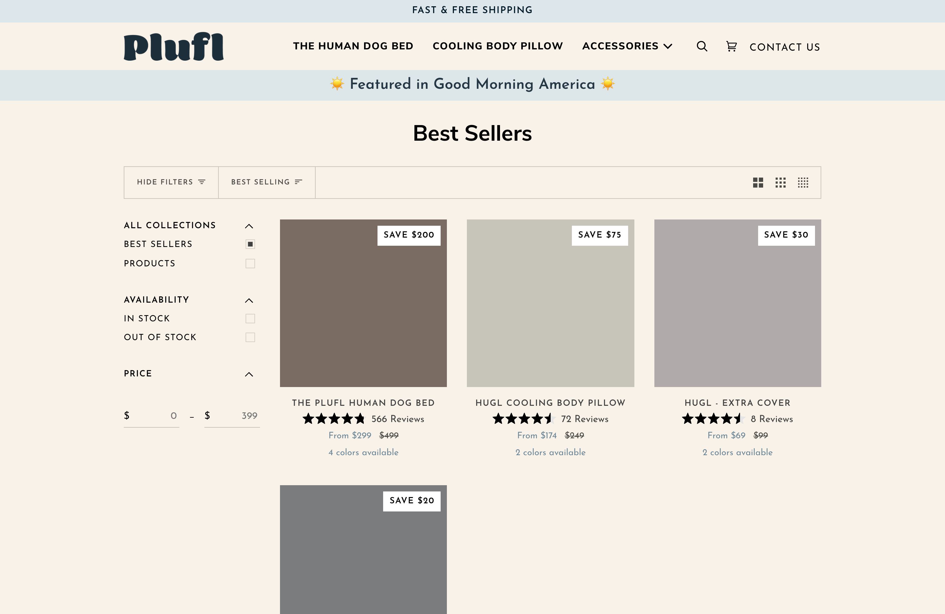 Our Client Went Onto Shark Tank! Plufl - Dog Bed for Humans screenshot 2