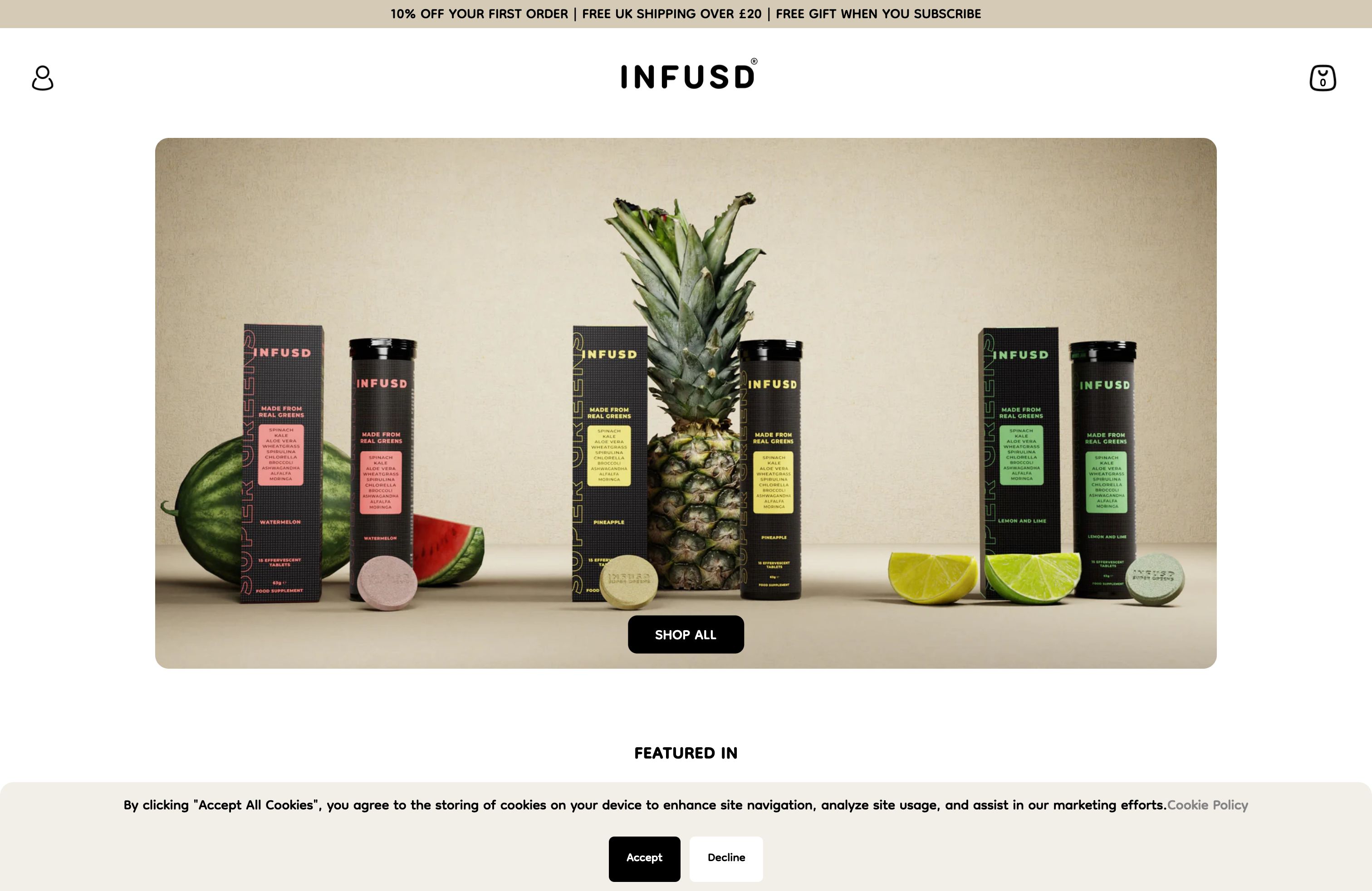 Revitalizing Infusd: A Clean and Educational Wellness Store