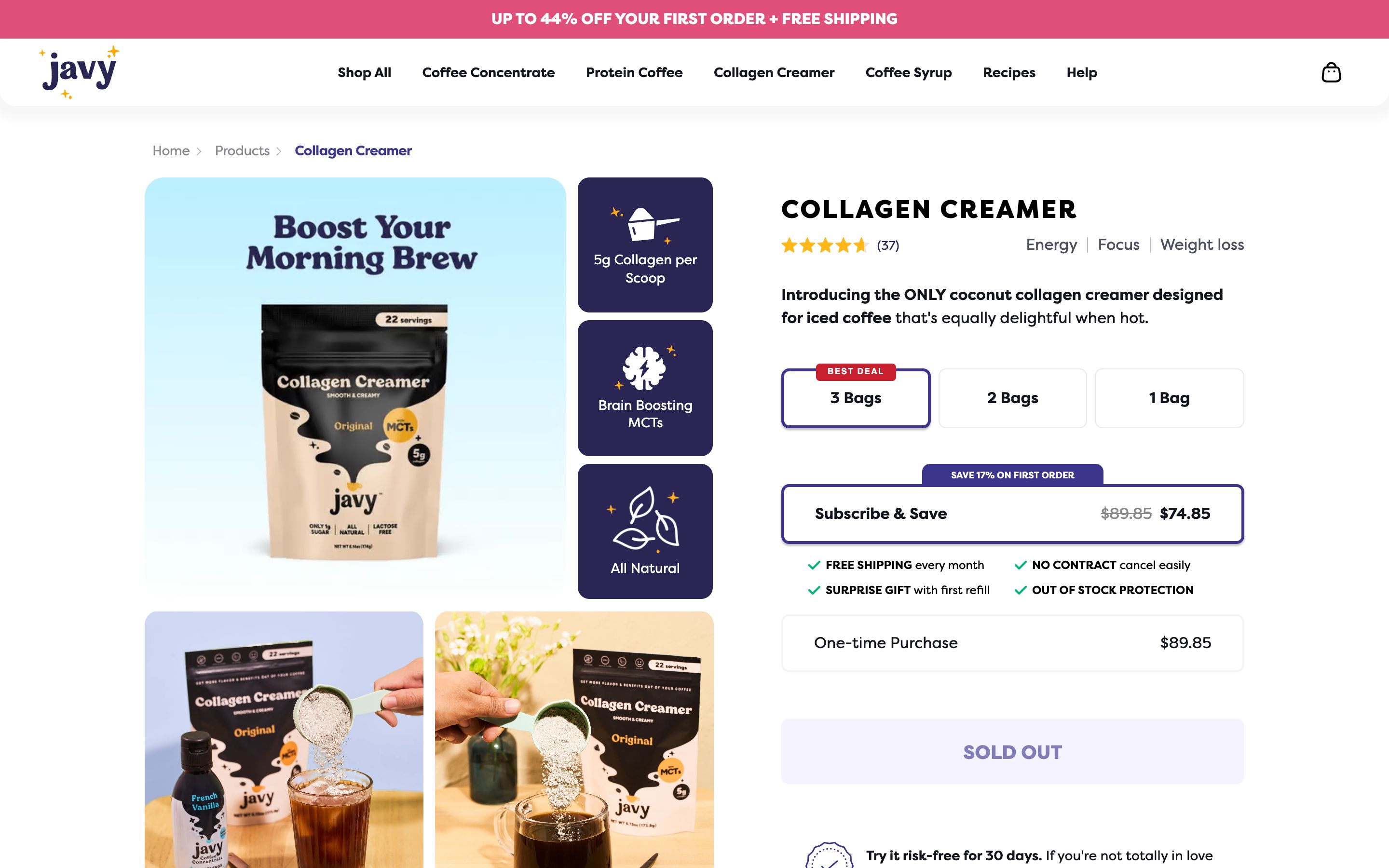 Javy Coffee - Theme Customization screenshot 4