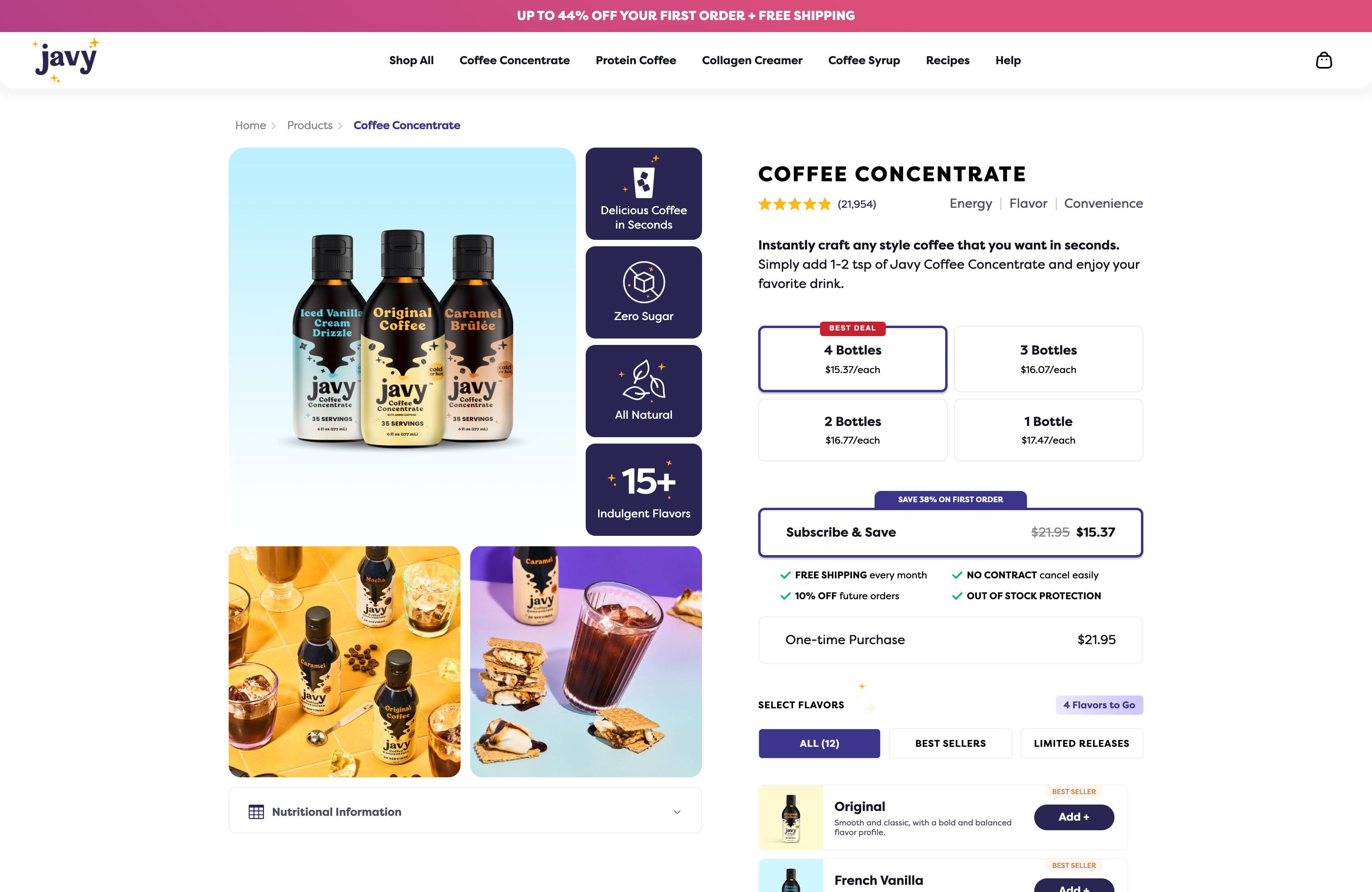 Javy Coffee - Theme Customization screenshot 3