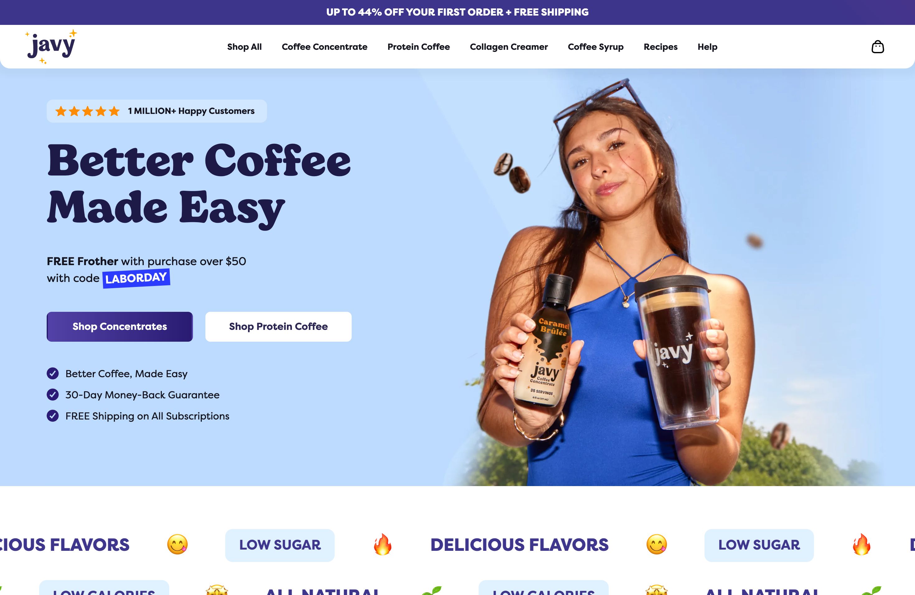 Javy Coffee - Theme Customization screenshot 5